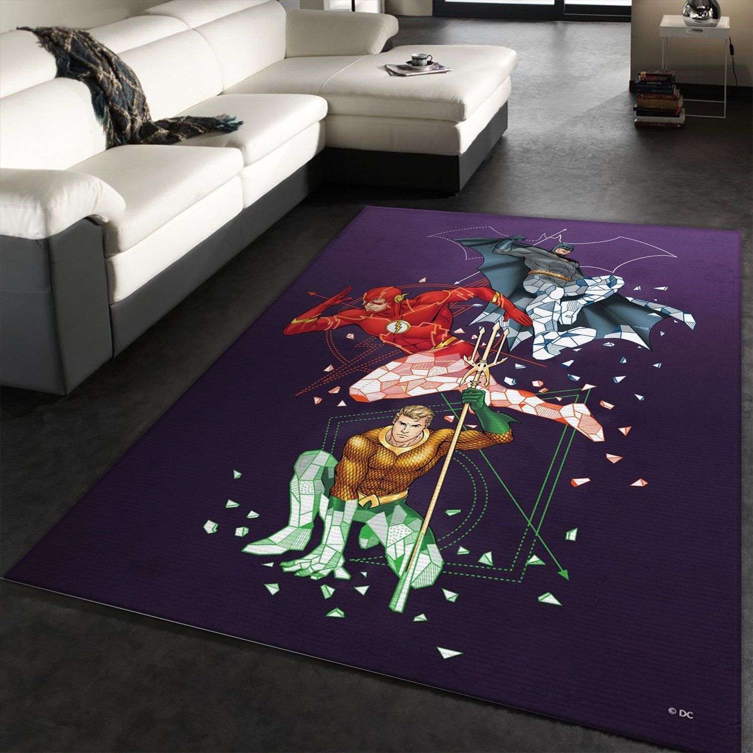 Superheroes Area Rug For Christmas