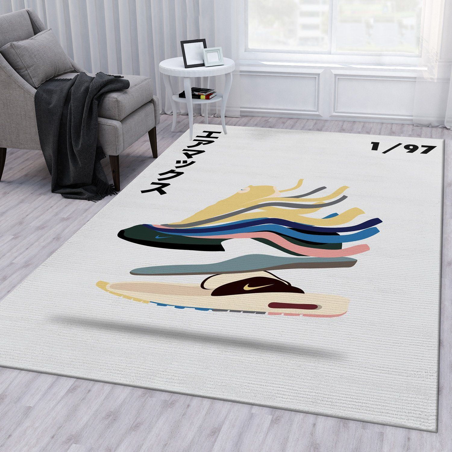 Sw Shoes Area Rug Bedroom Rug Christmas Gift US Decor - Indoor Outdoor Rugs