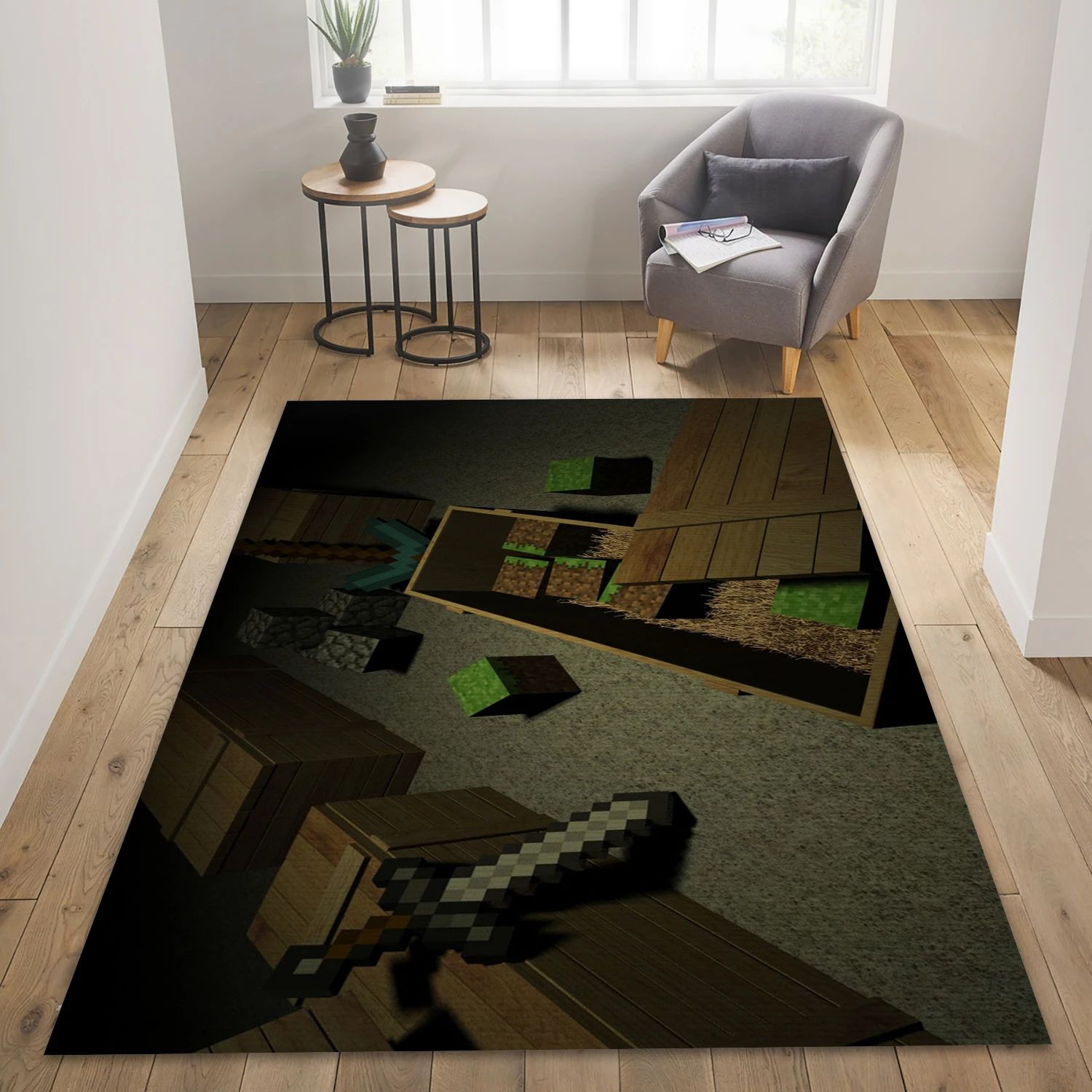 Sword Video Game Area Rug For Christmas