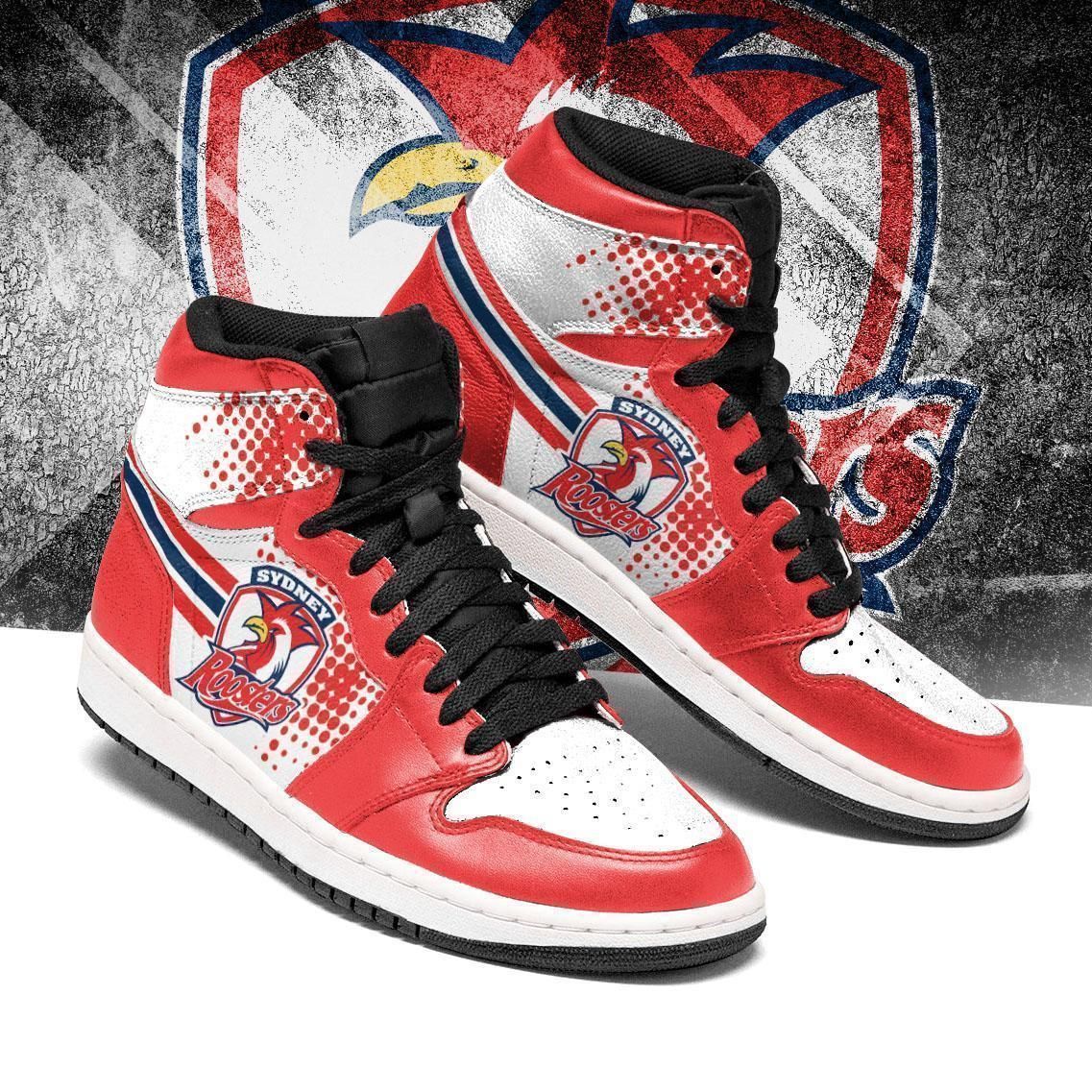 Sydney Roosters Nrl Air Jordan Team Custom Eachstep Shoes Sport Sneakers