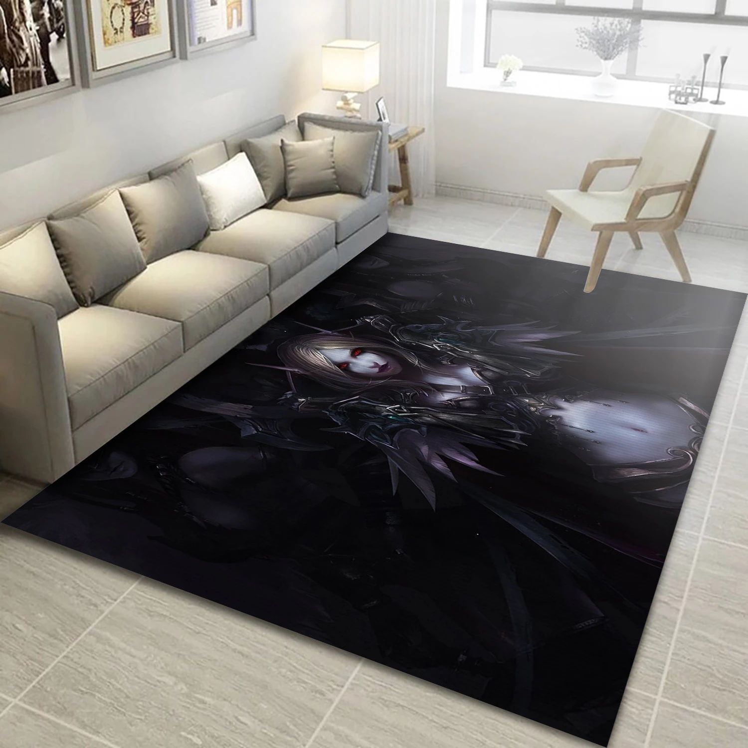 Sylvanas Windrunner Game Area Rug Carpet