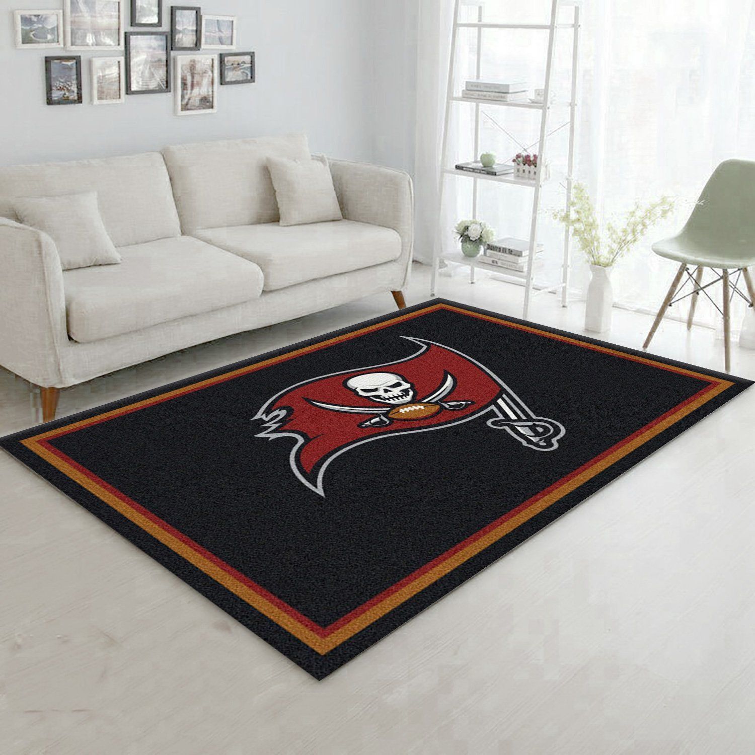 Tampa Bay Buccaneers Imperial Spirit Rug NFL Area Rug For Christmas
