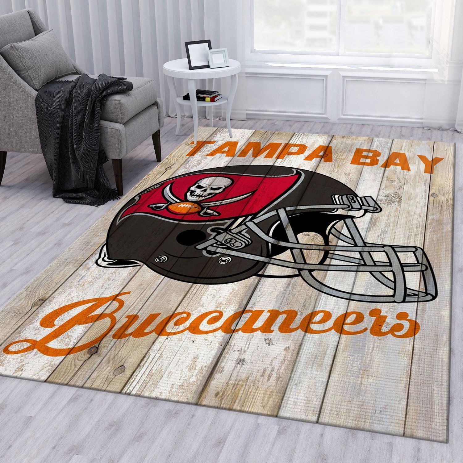 Tampa Bay Buccanneers Nfl Rug Bedroom Rug Christmas Gift US Decor - Indoor Outdoor Rugs