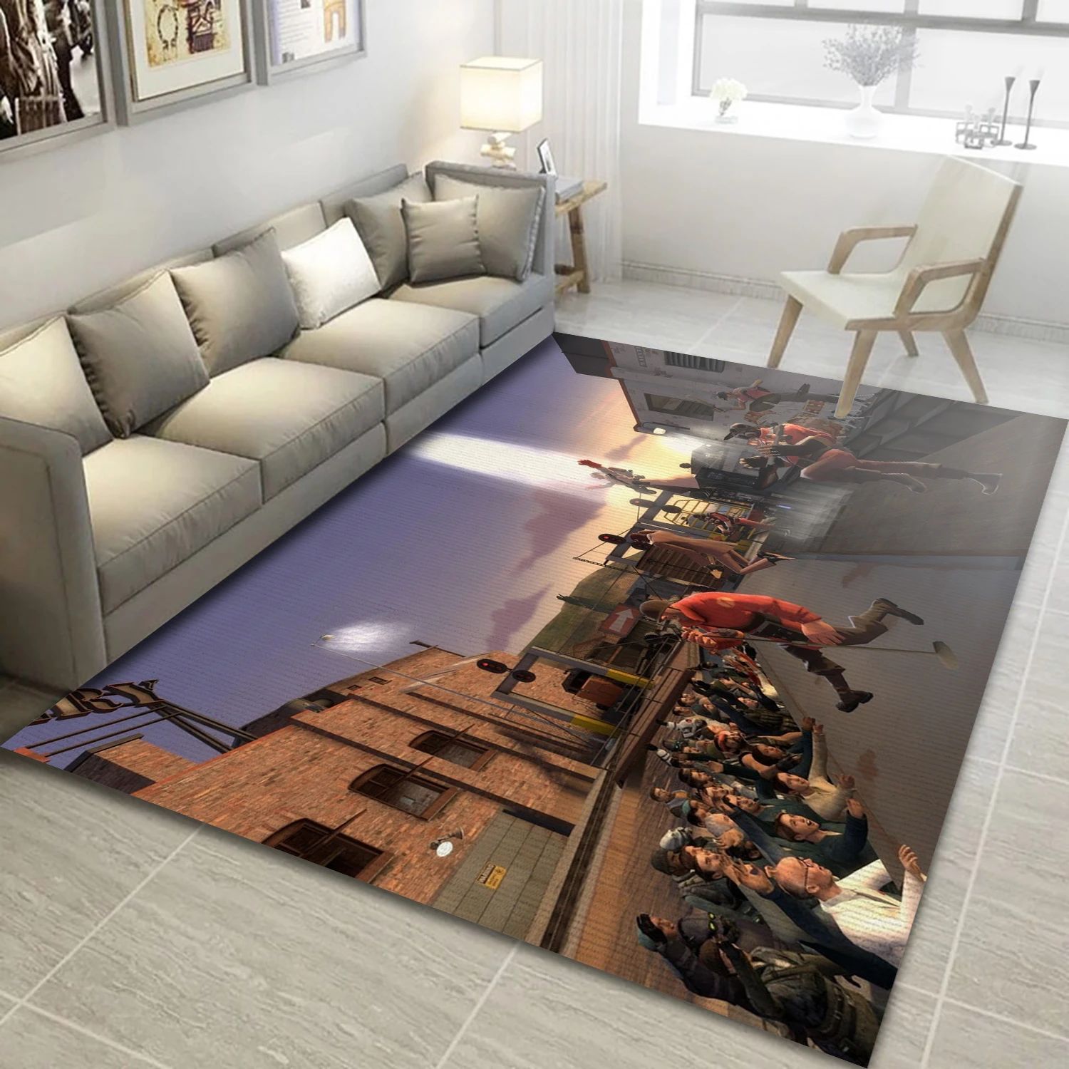 Team Fortress 1015 Video Game Area Rug For Christmas