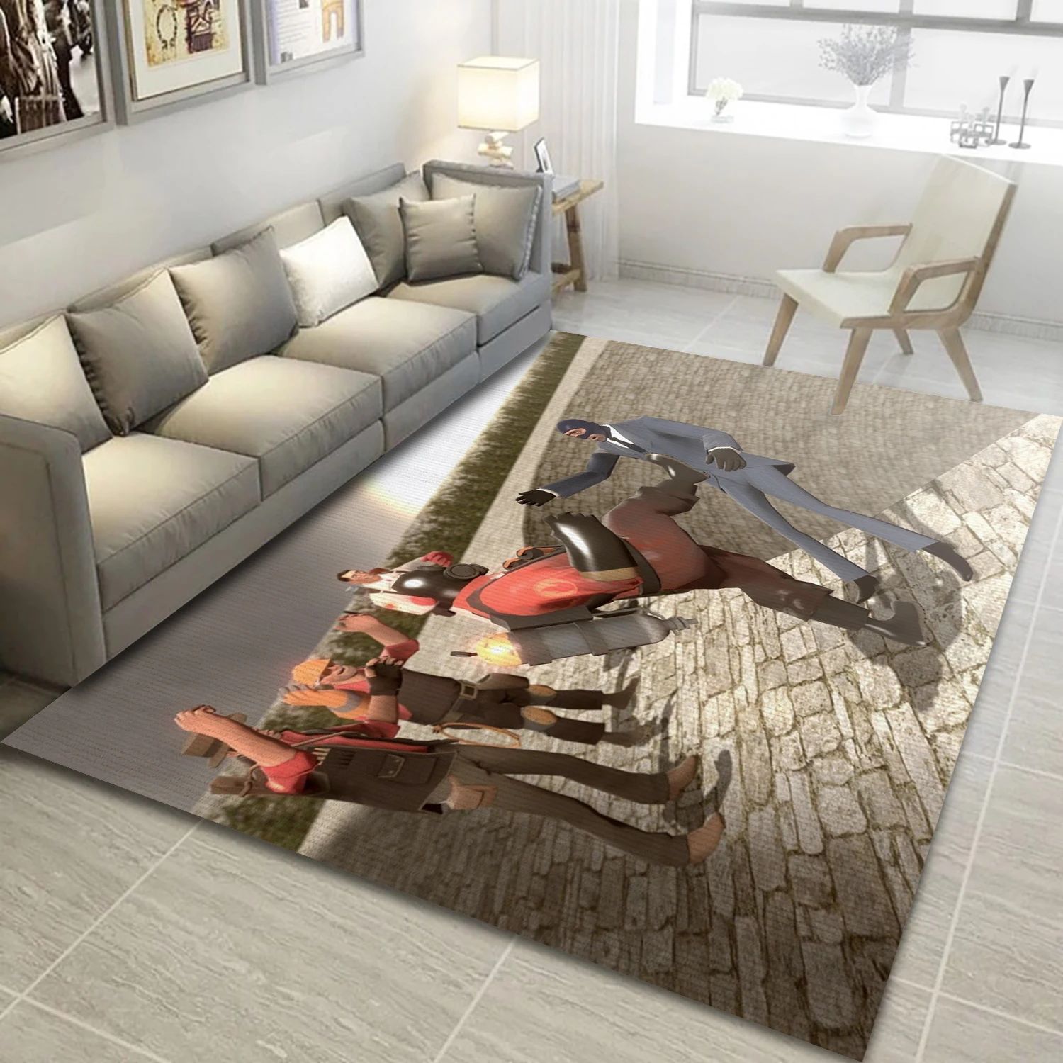 Team Fortress 302 Game Area Rug Carpet