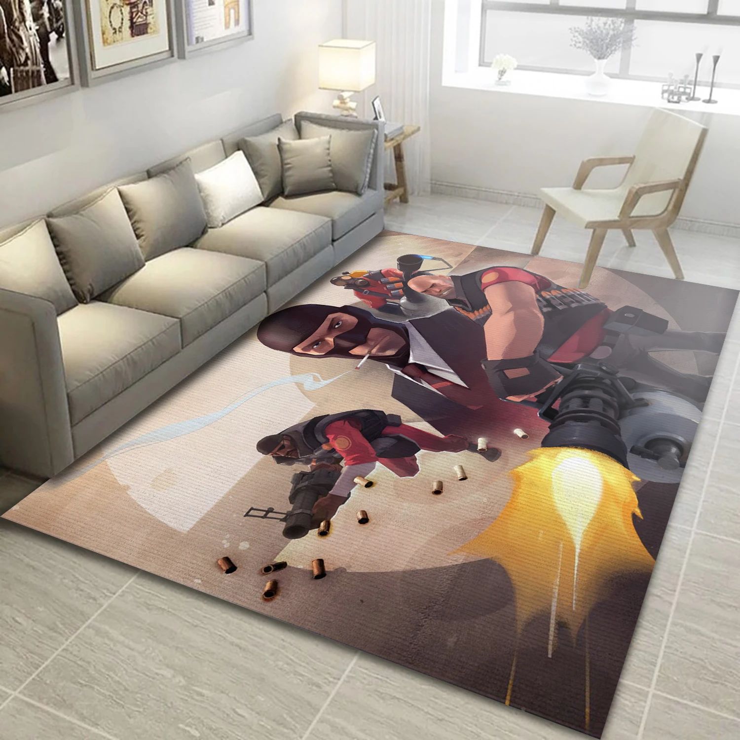 Team Fortress 997 Game Area Rug Carpet