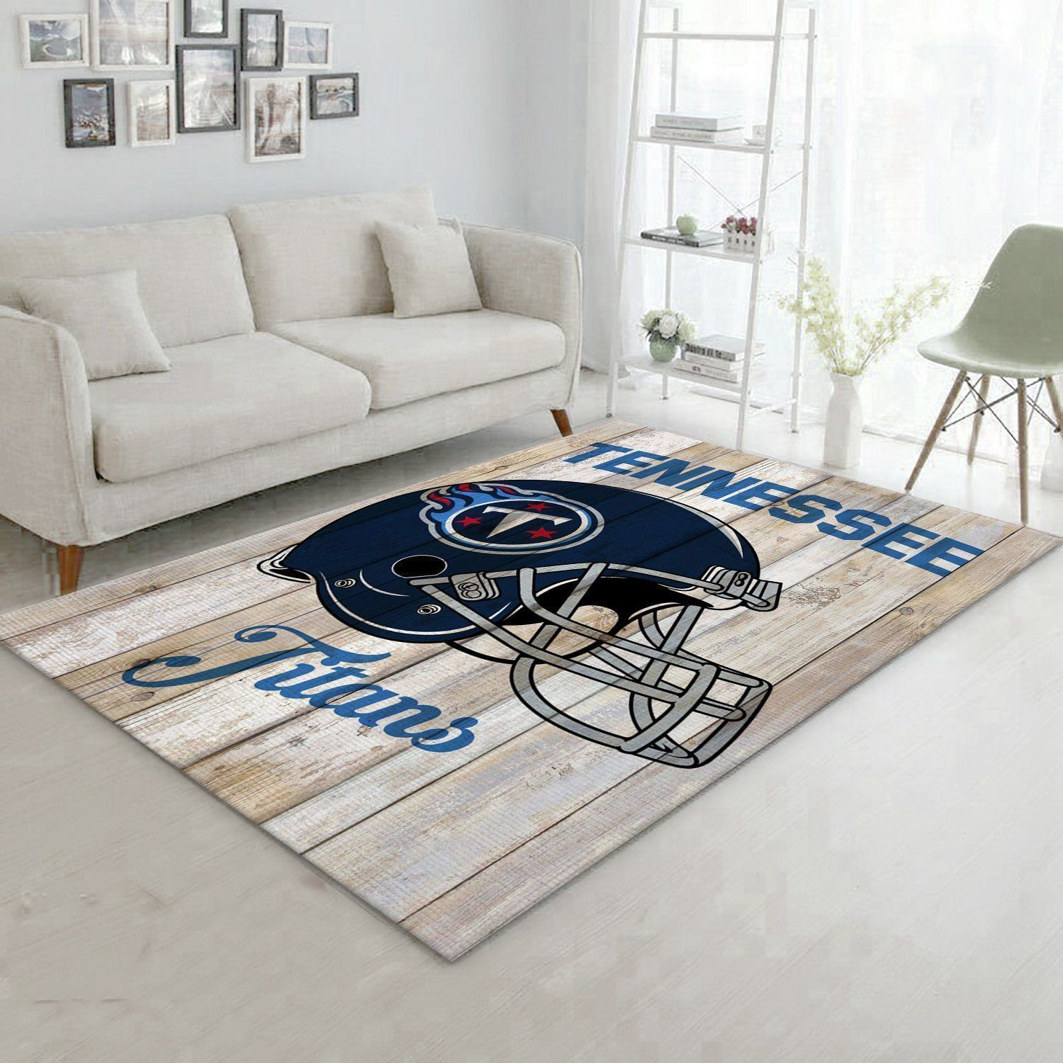Tennessee Titans Blue Nfl Rug Living Room Rug Home US Decor - Indoor Outdoor Rugs