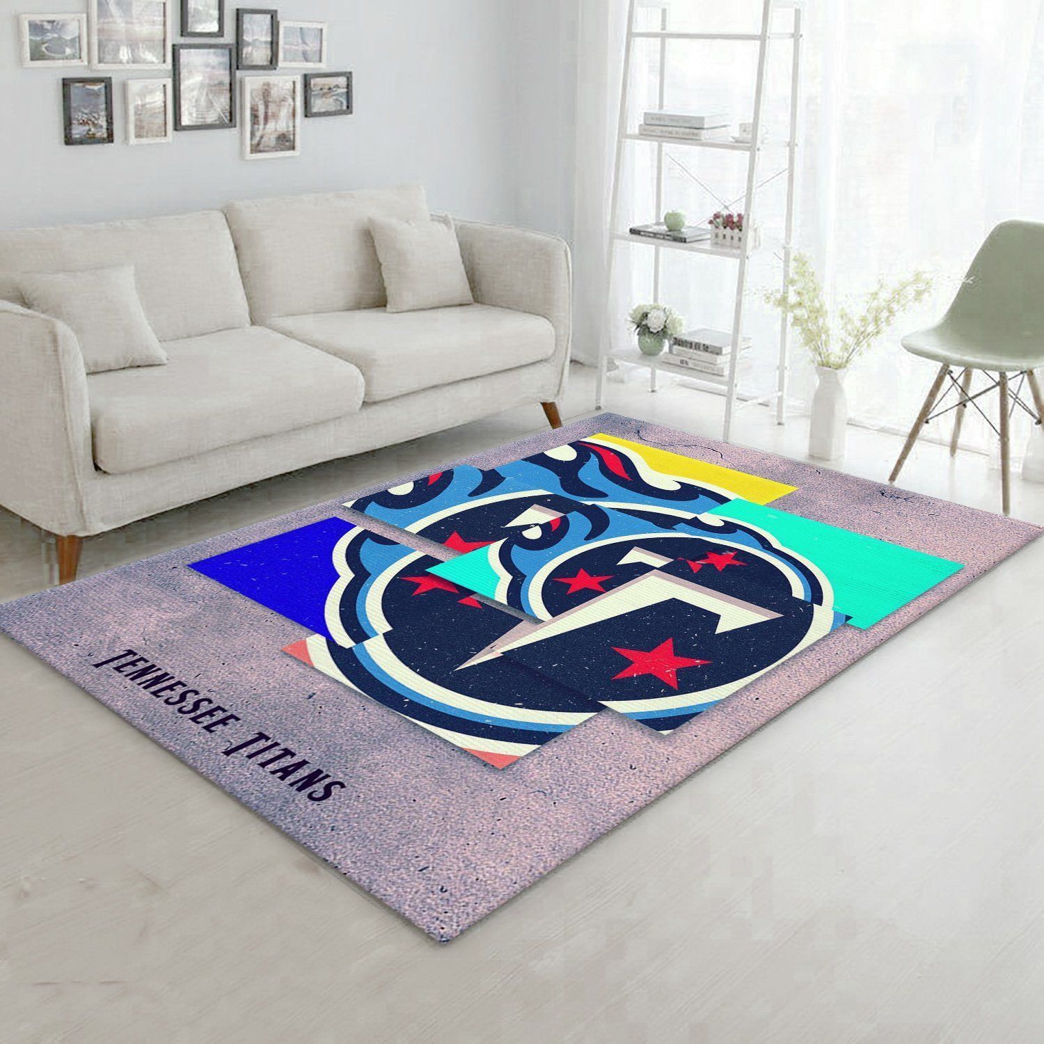 Tennessee Titans NFL Area Rug For Christmas Living Room Rug Christmas Gift US Decor - Indoor Outdoor Rugs