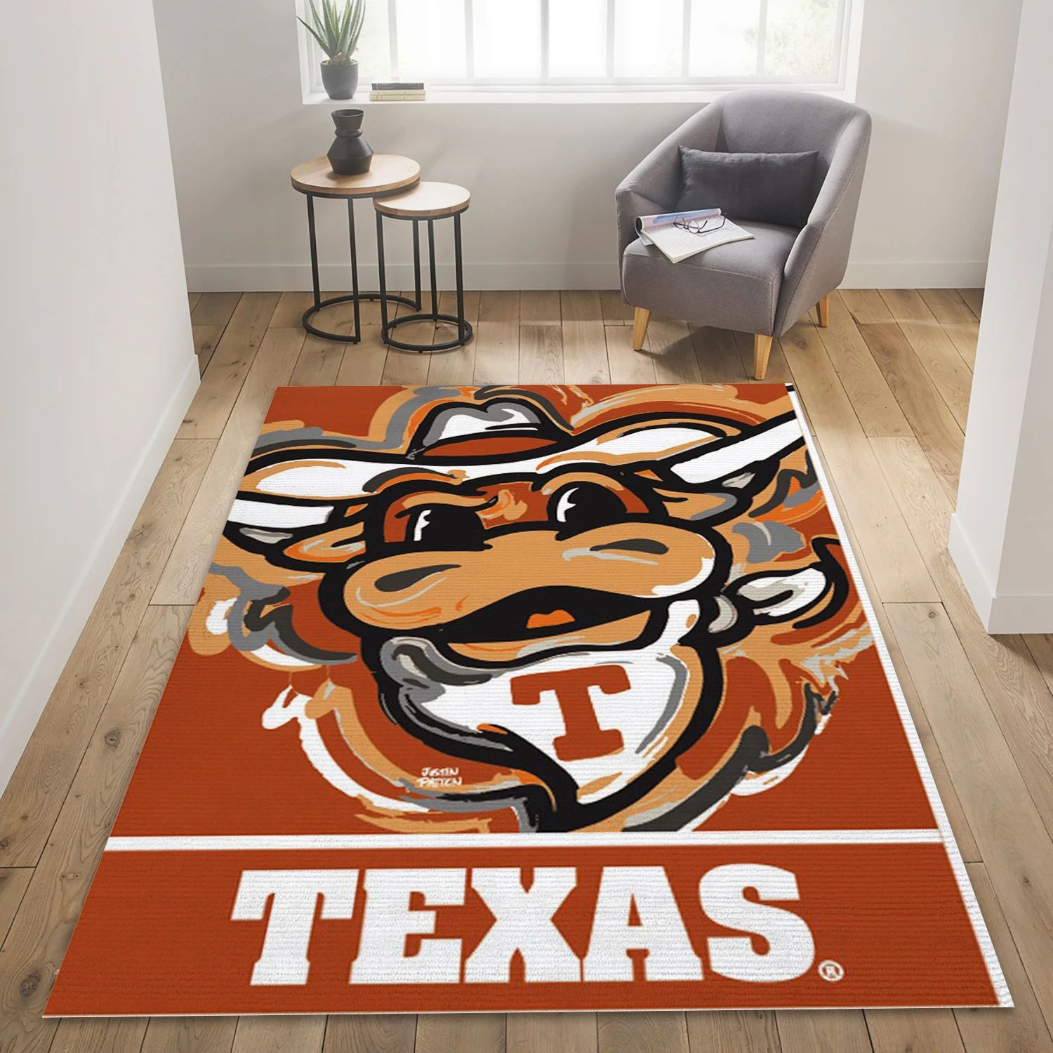 Texas Longhorns College Team Area Rug Carpet