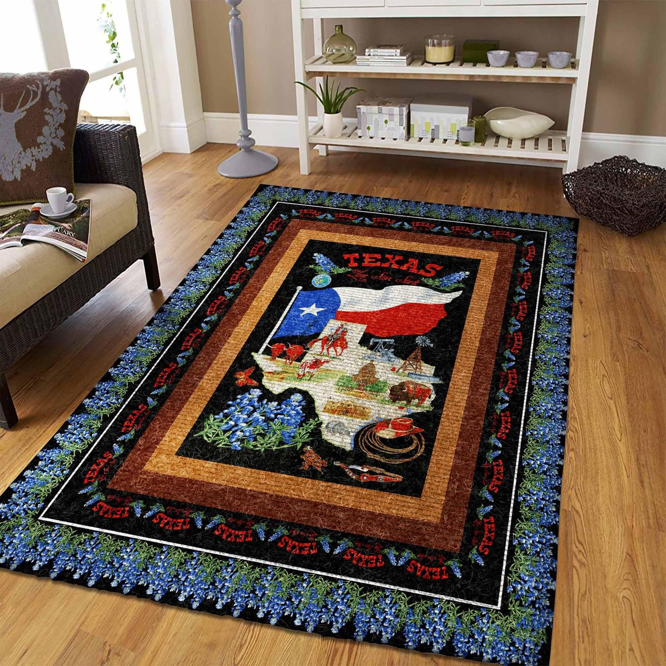 Texas Rug Chrismas Gift - Indoor Outdoor Rugs