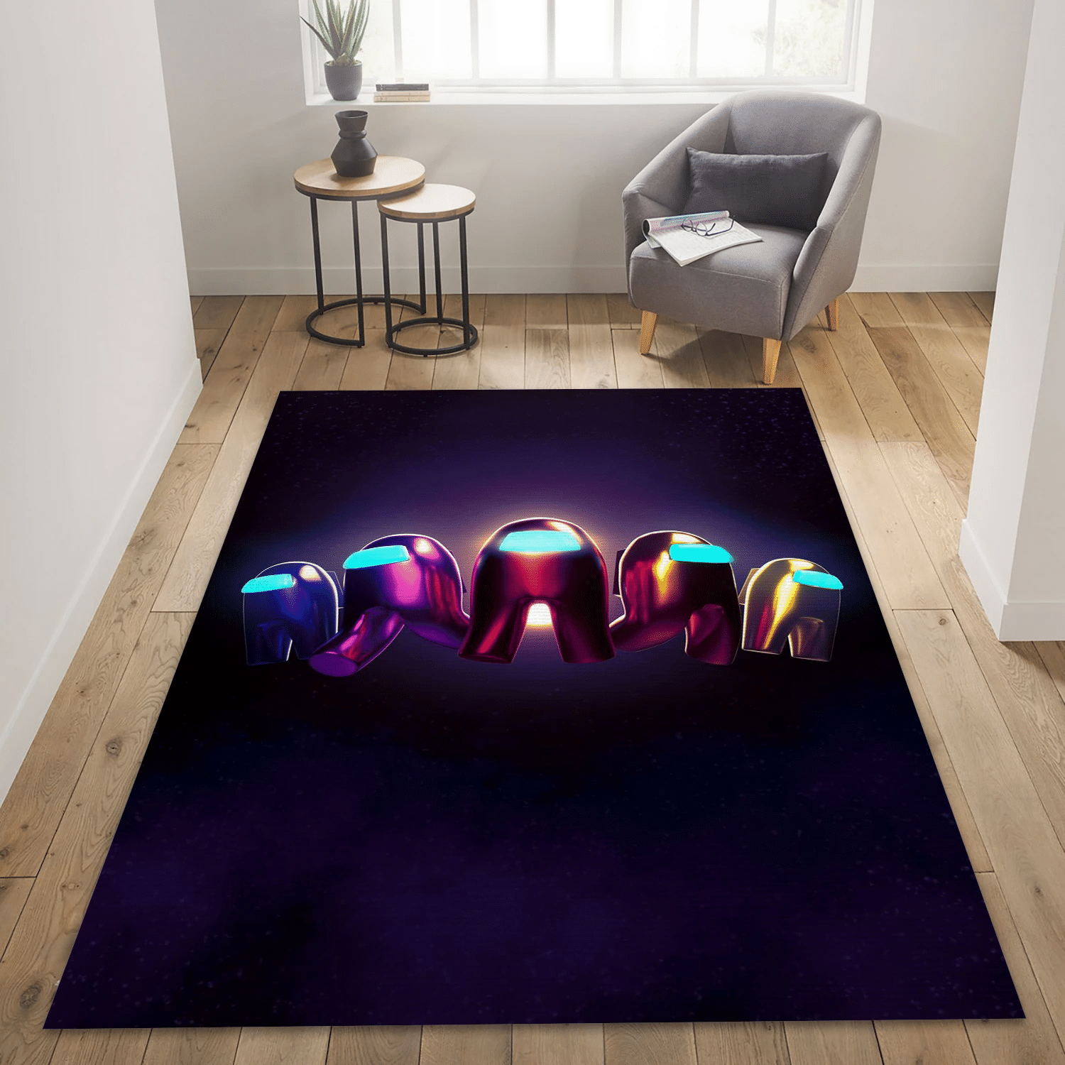 The 3d Space Crew Area Rug For Christmas