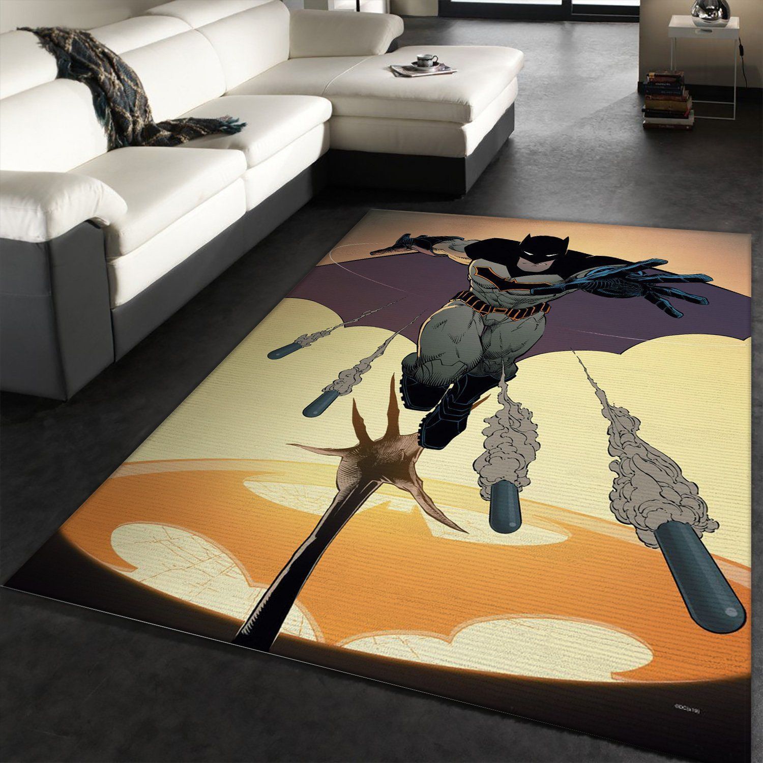 The Bat By Greg Capullo Area Rug Carpet