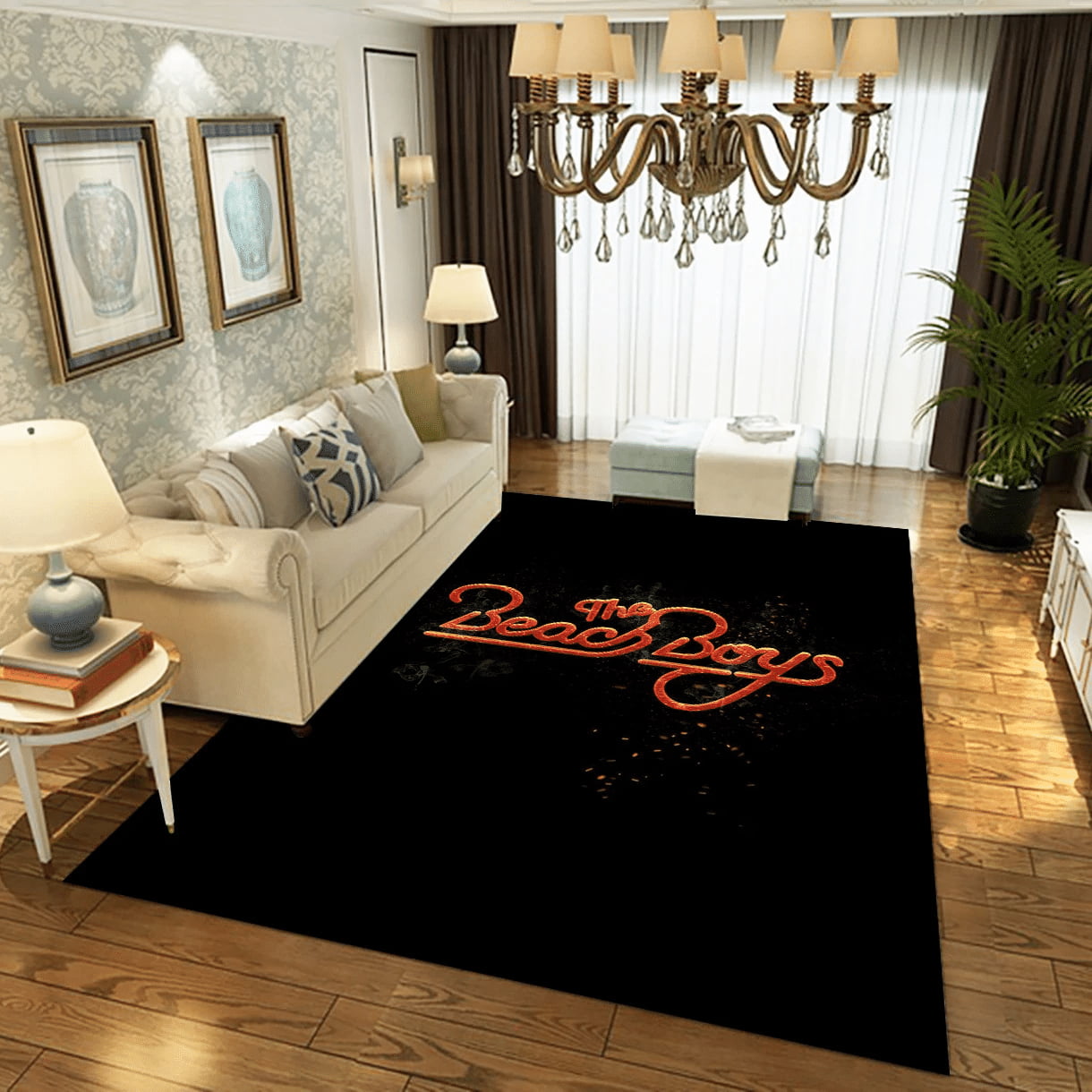 The Beach Boys 3 Music Area Rug