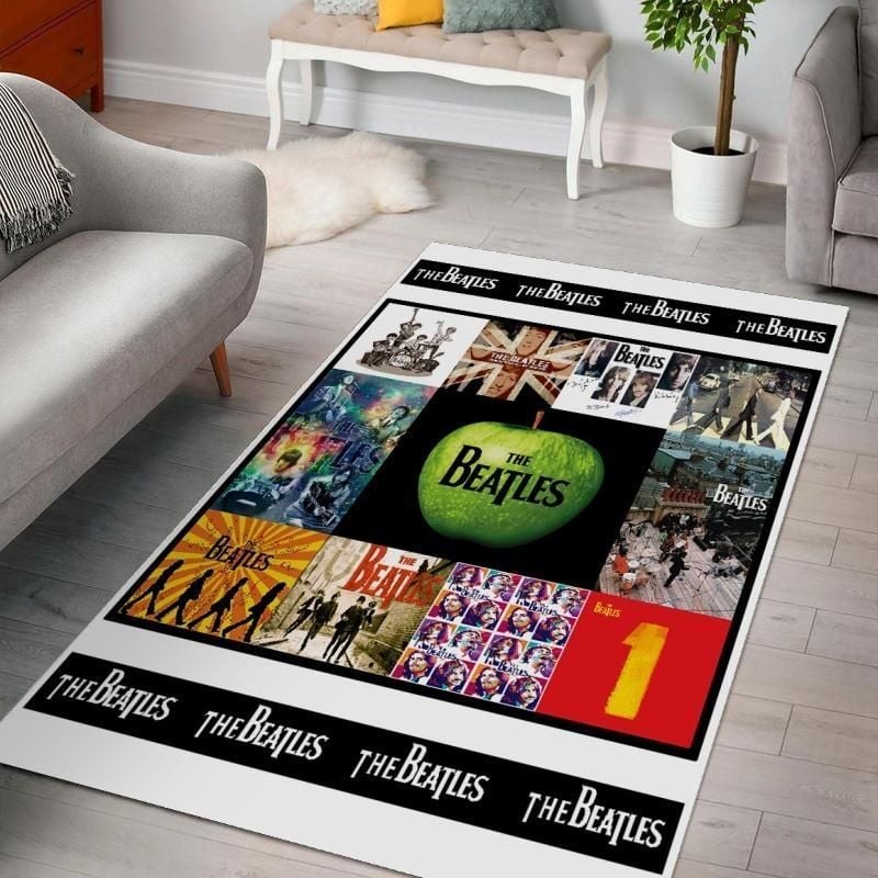The Beatles Albums Collection Living Rooms Area Rug For Christmas