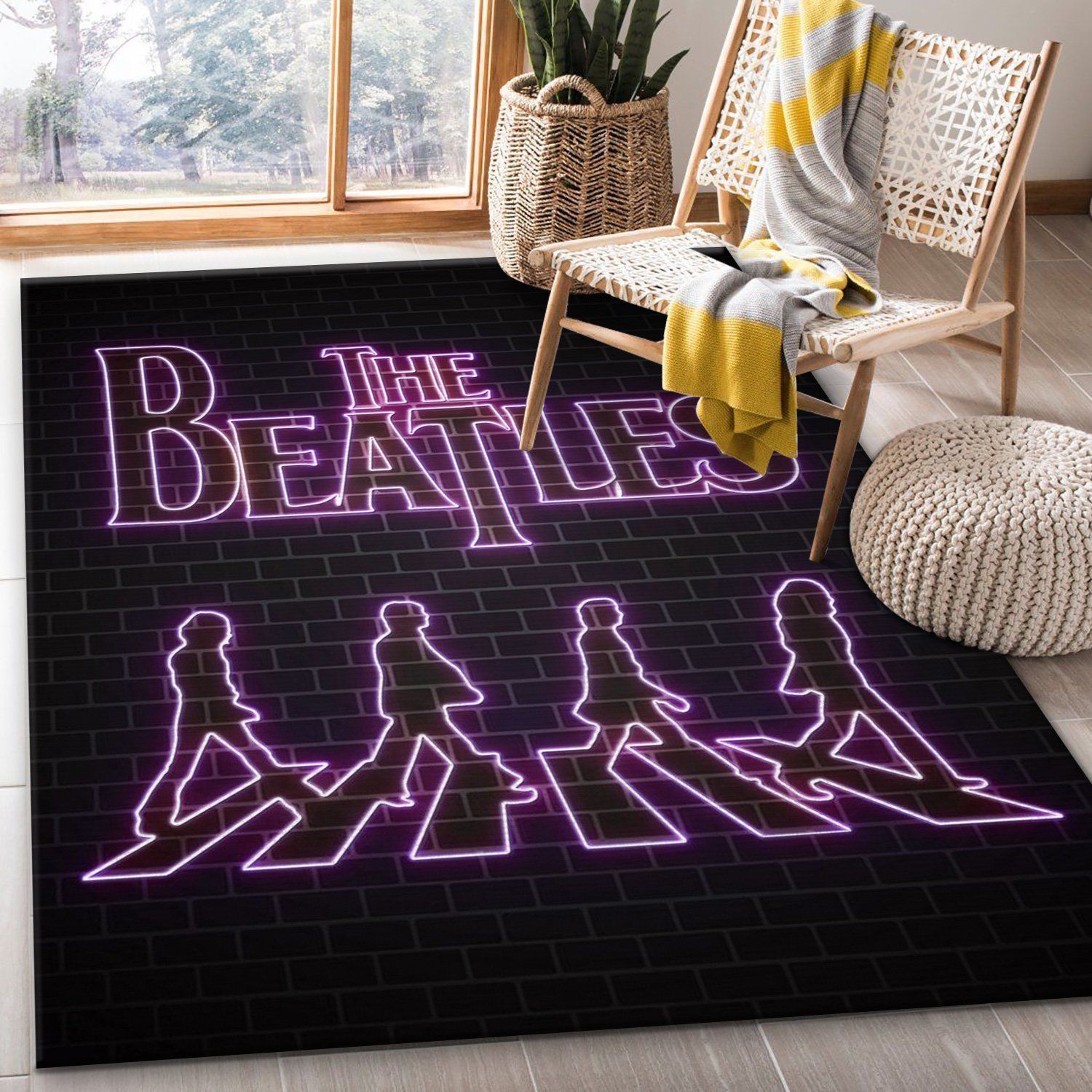 The Beatles Area Rug Bedroom Rug Home US Decor - Indoor Outdoor Rugs