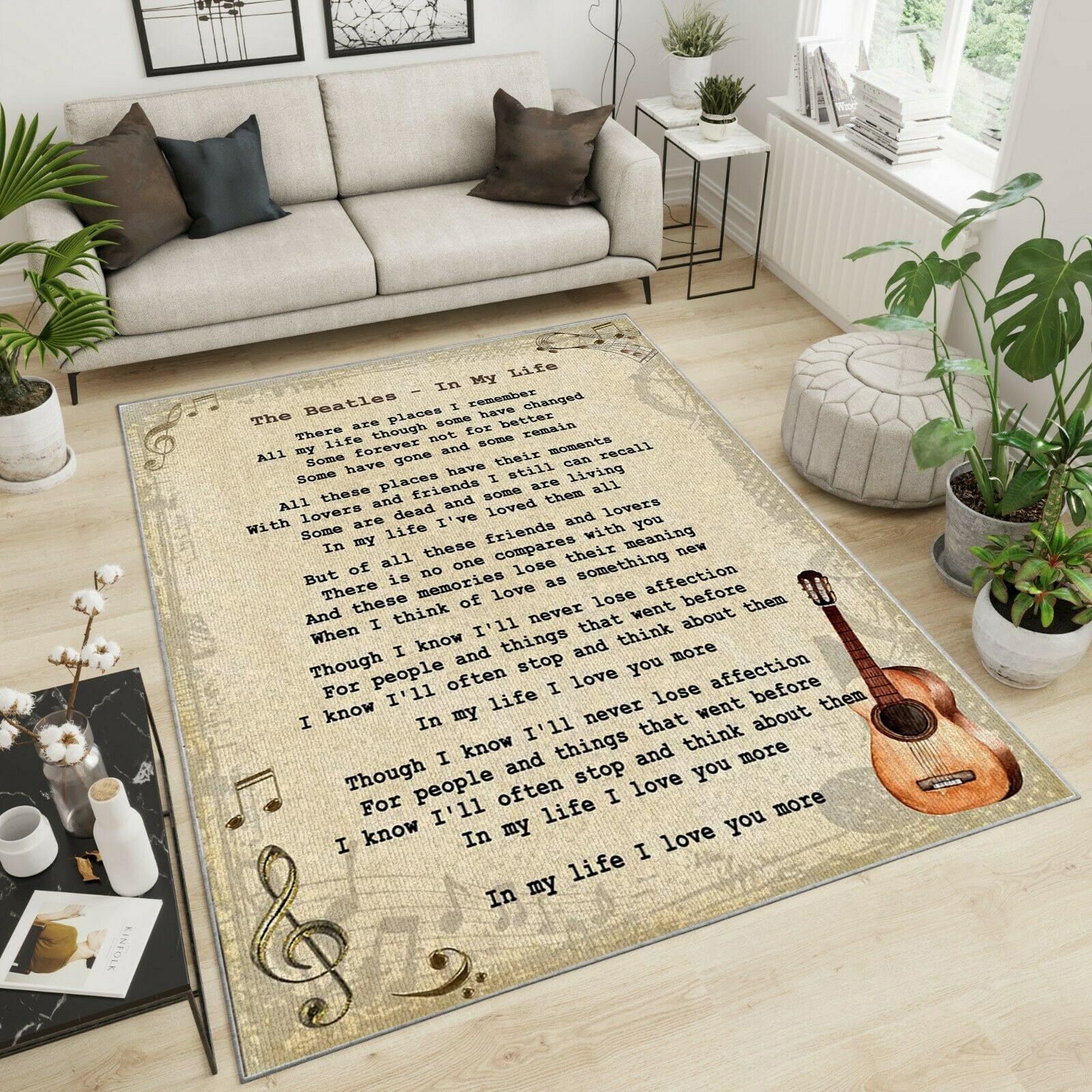 The Beatles Area Rug Chrismas Gift - Indoor Outdoor Rugs