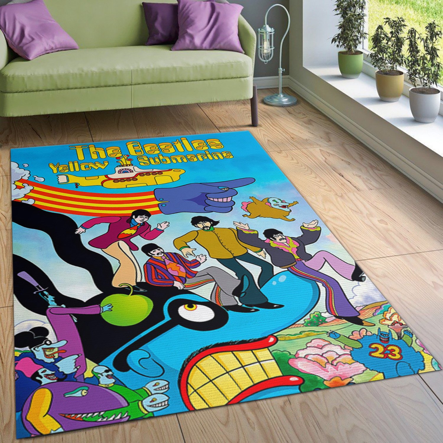 The Beatles Area Rugs Living Room Rug Home Decor