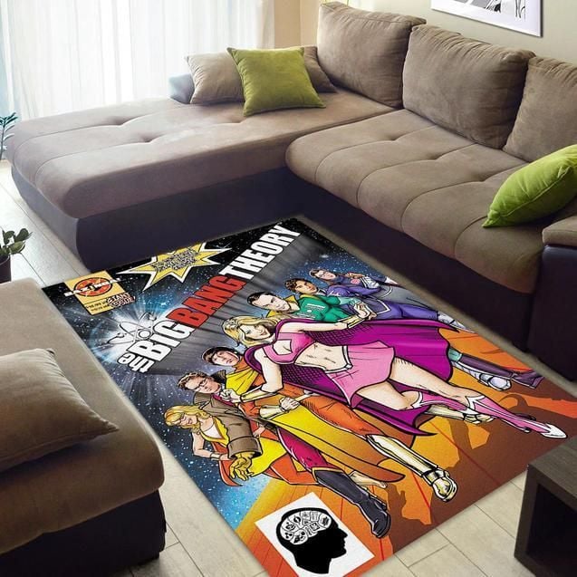 The Big Bang Theory Comic Rug Chrismas Gift - Indoor Outdoor Rugs