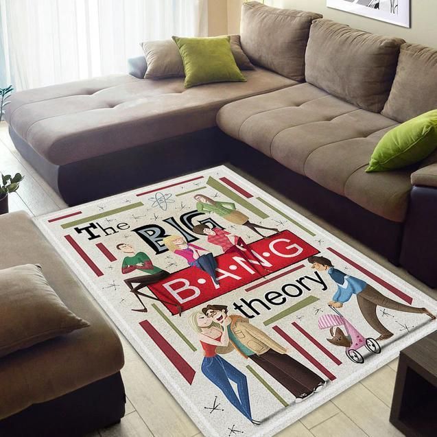 The Big Bang Theory Rug Chrismas Gift - Indoor Outdoor Rugs