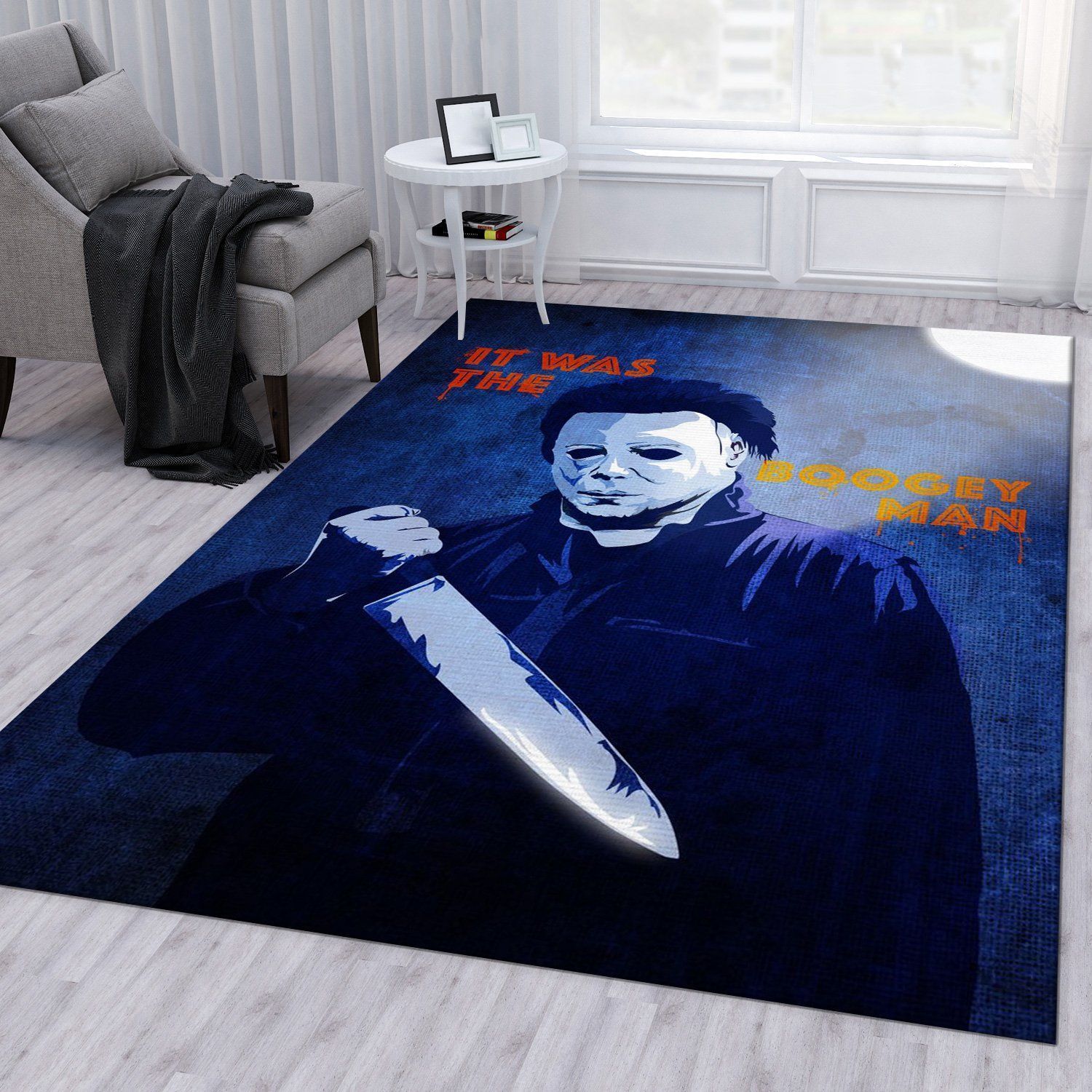 The Boogeyman Rug Living Room Rug US Gift Decor - Indoor Outdoor Rugs