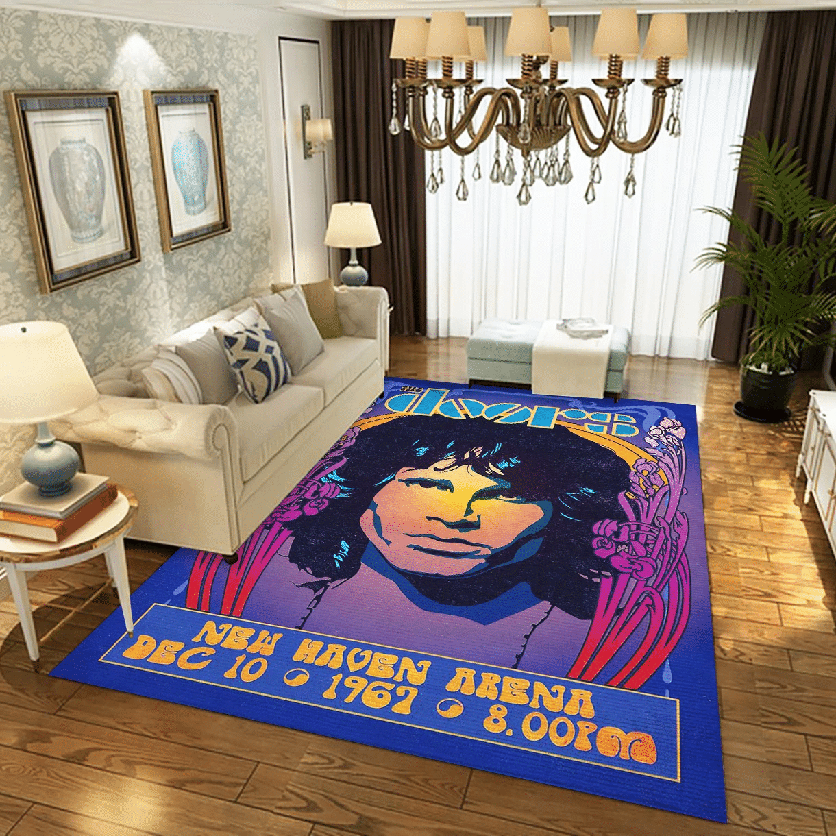 The Doors Retro Style Area Rug