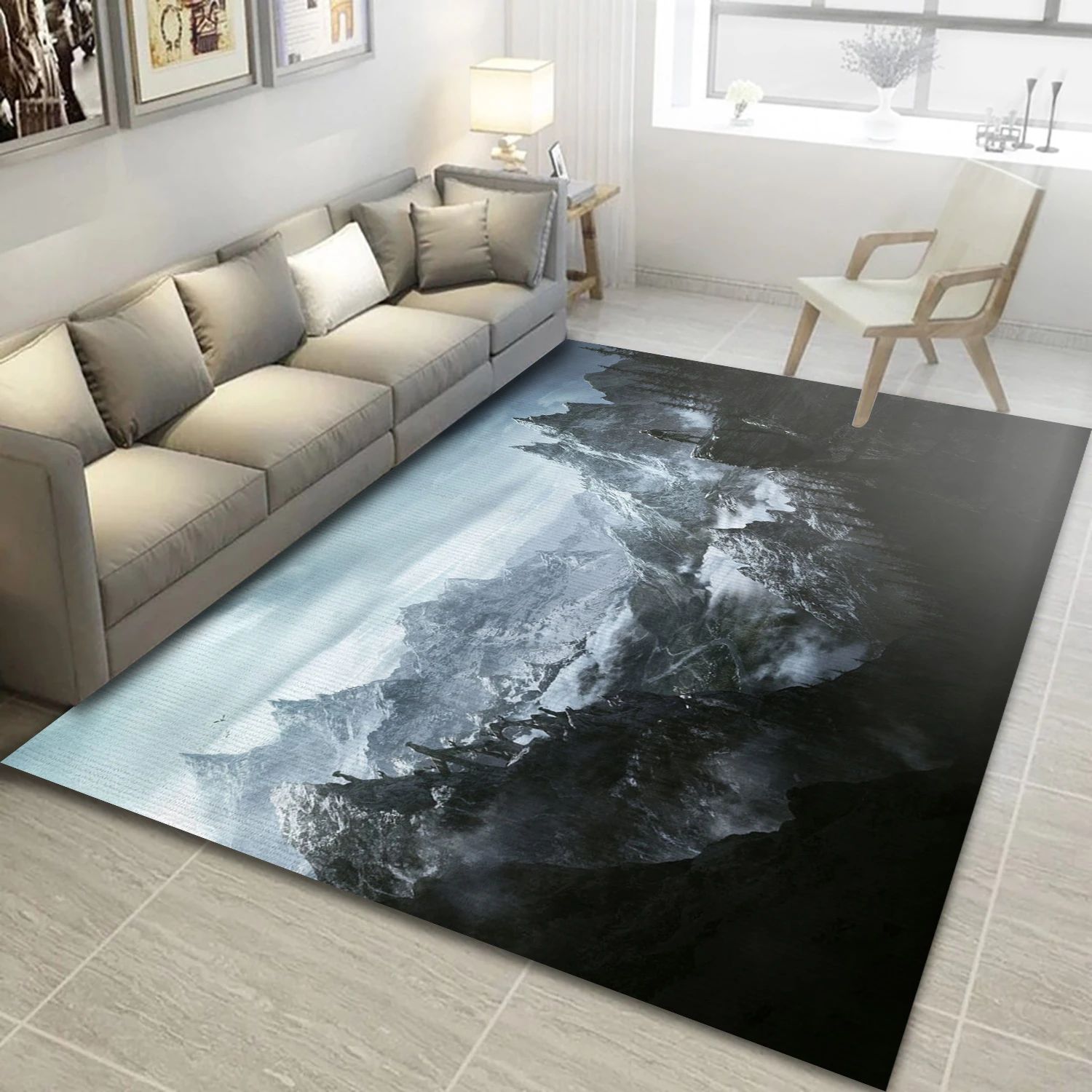 The Elder Scrolls V Skyrim Game Area Rug Carpet