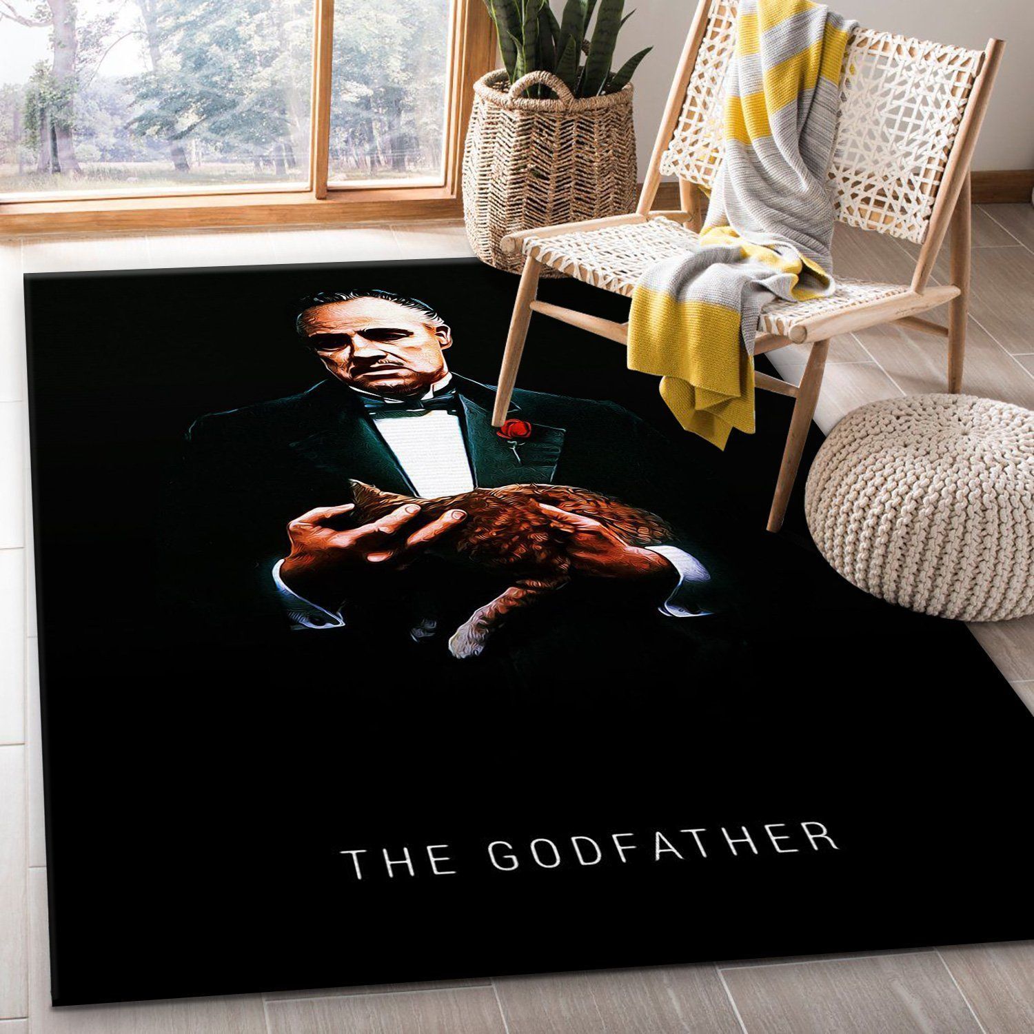 The Godfather Rug Movie Rug Family Gift US Decor - Indoor Outdoor Rugs