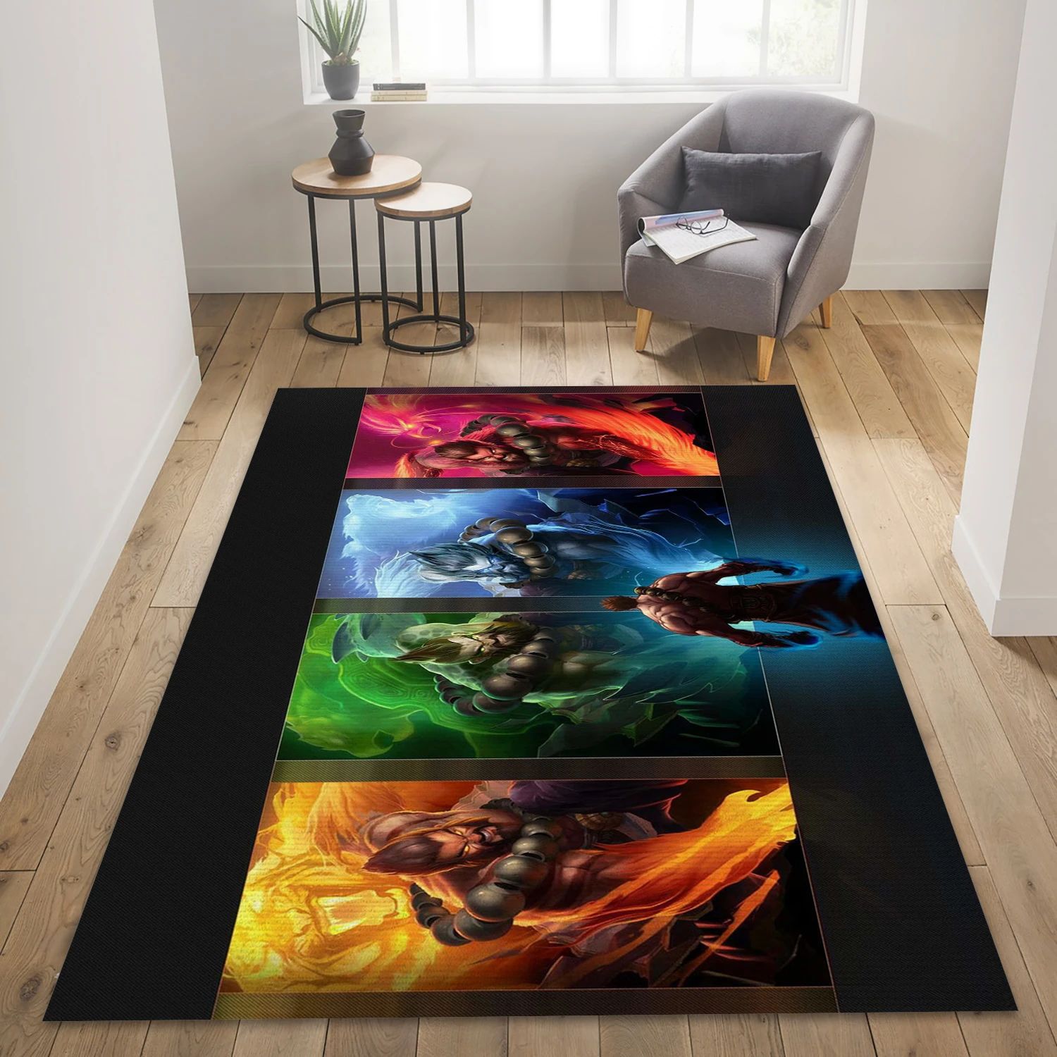 The Monk Udyr Gaming Area Rug