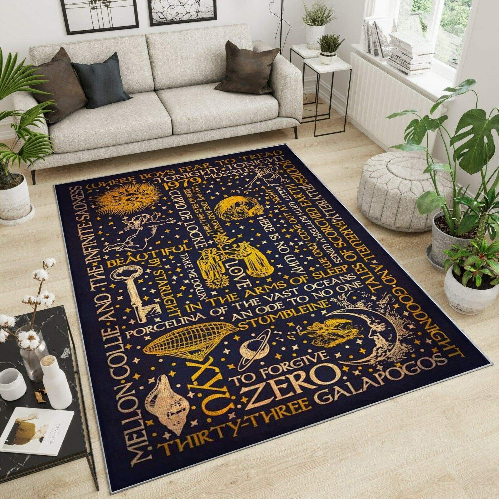 The Smashing Pumpkins Area Rug - Indoor Outdoor Rugs