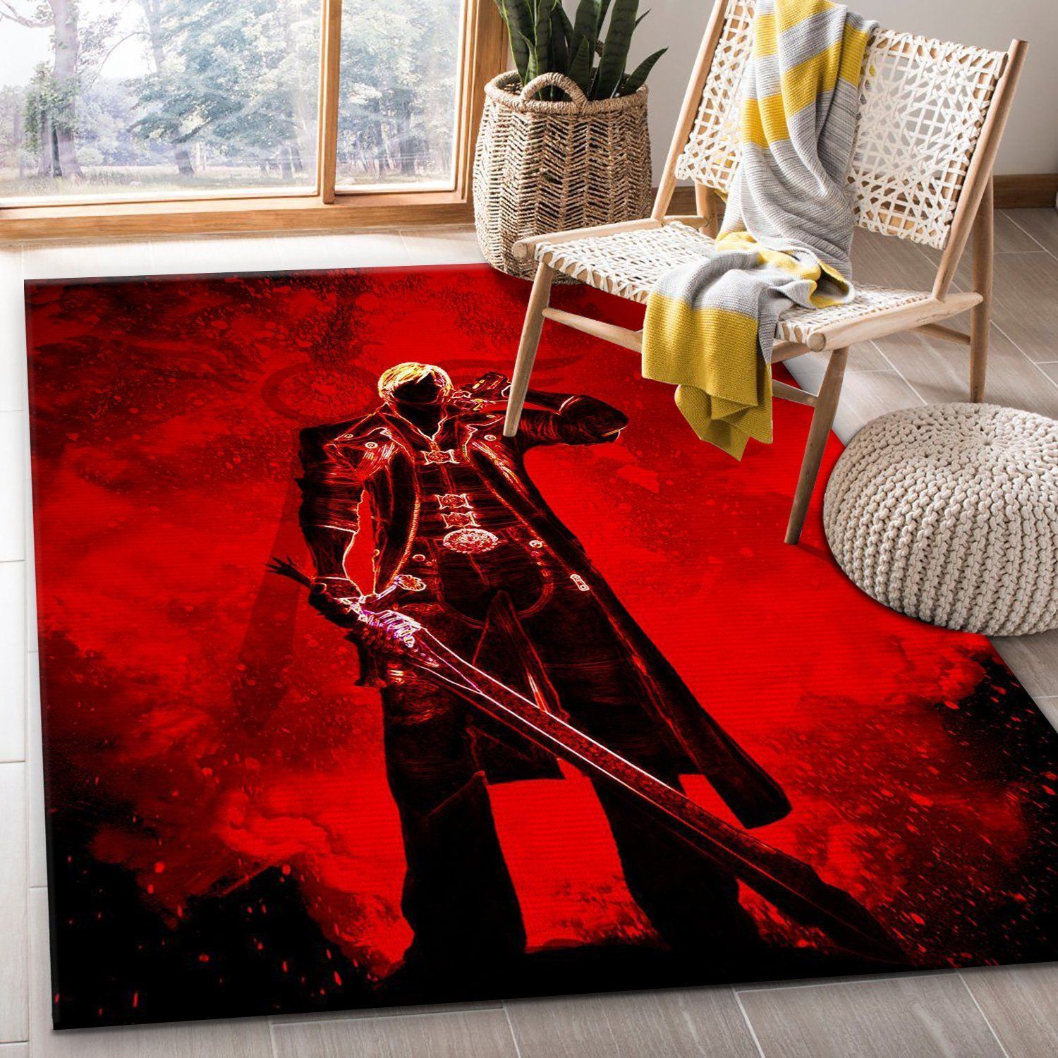 The Soul Of Devil Hunter Area Rug Carpet