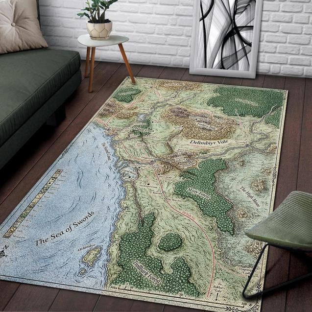 The Sword Coast Area Rug Chrismas Gift - Indoor Outdoor Rugs