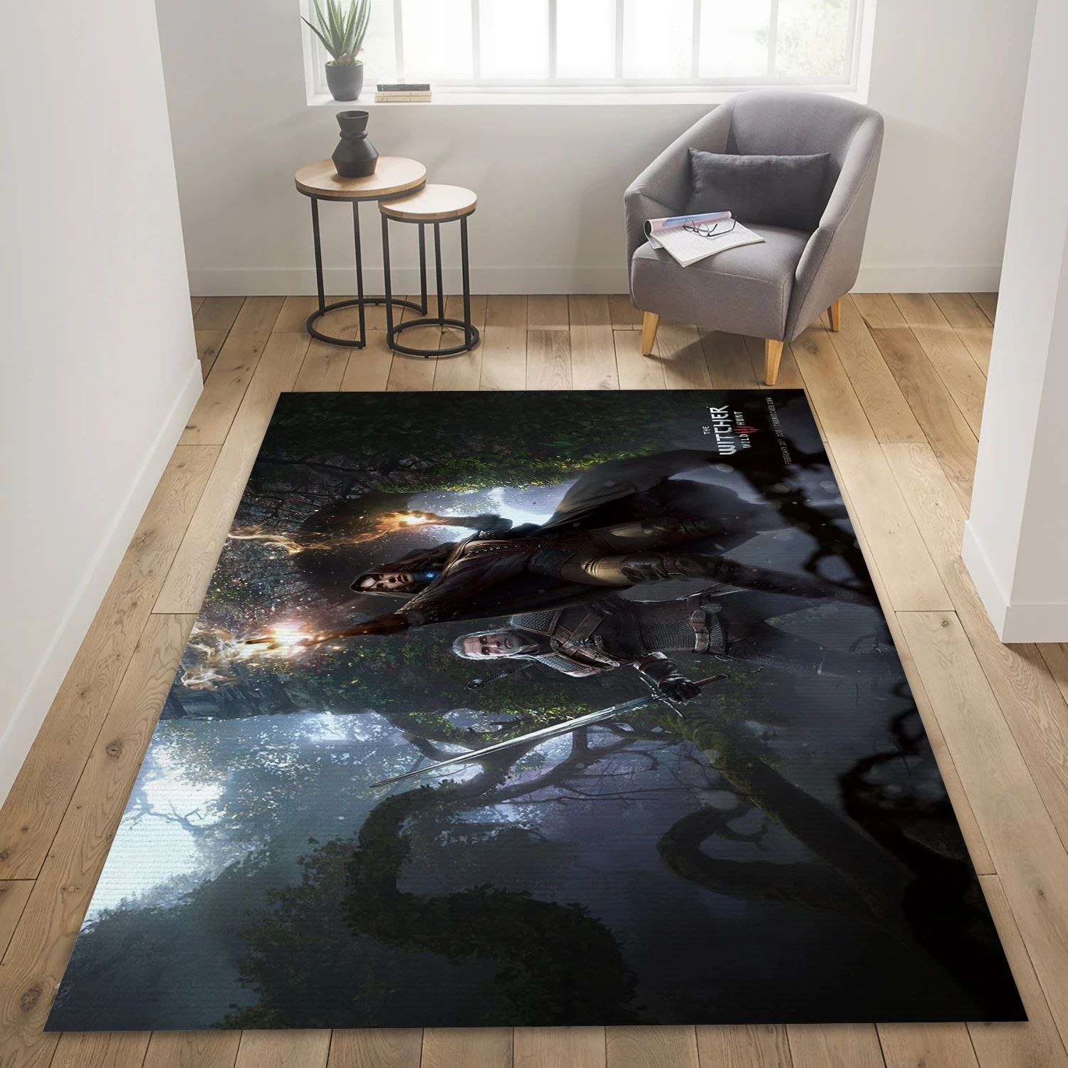 The Witcher 3 Wild Hunt Gaming Area Rug