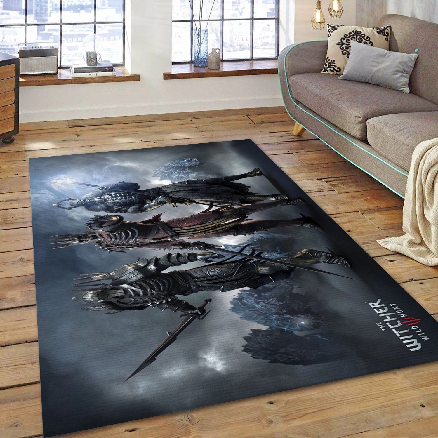 The Witcher 3 Wild Hunt Video Game Area Rug For Christmas