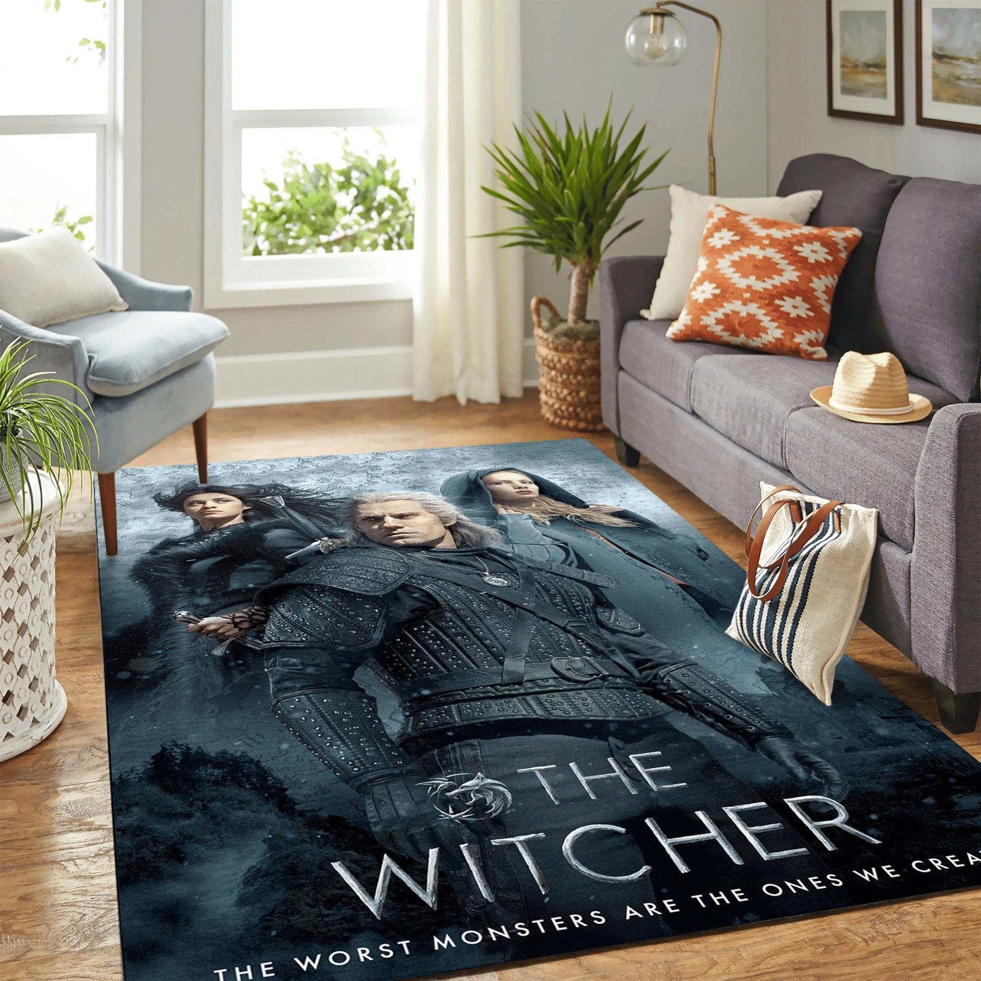 The Witcher Carpet Floor Area Rug Chrismas Gift - Indoor Outdoor Rugs