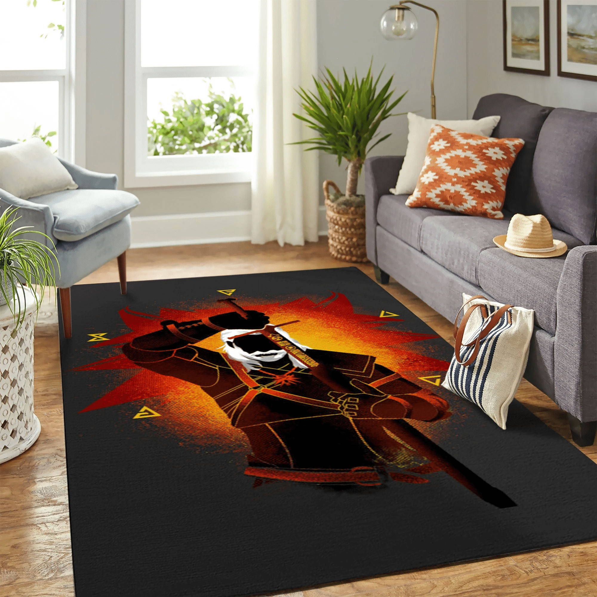 The Witcher Carpet Floor Area Rug Chrismas Gift - Indoor Outdoor Rugs