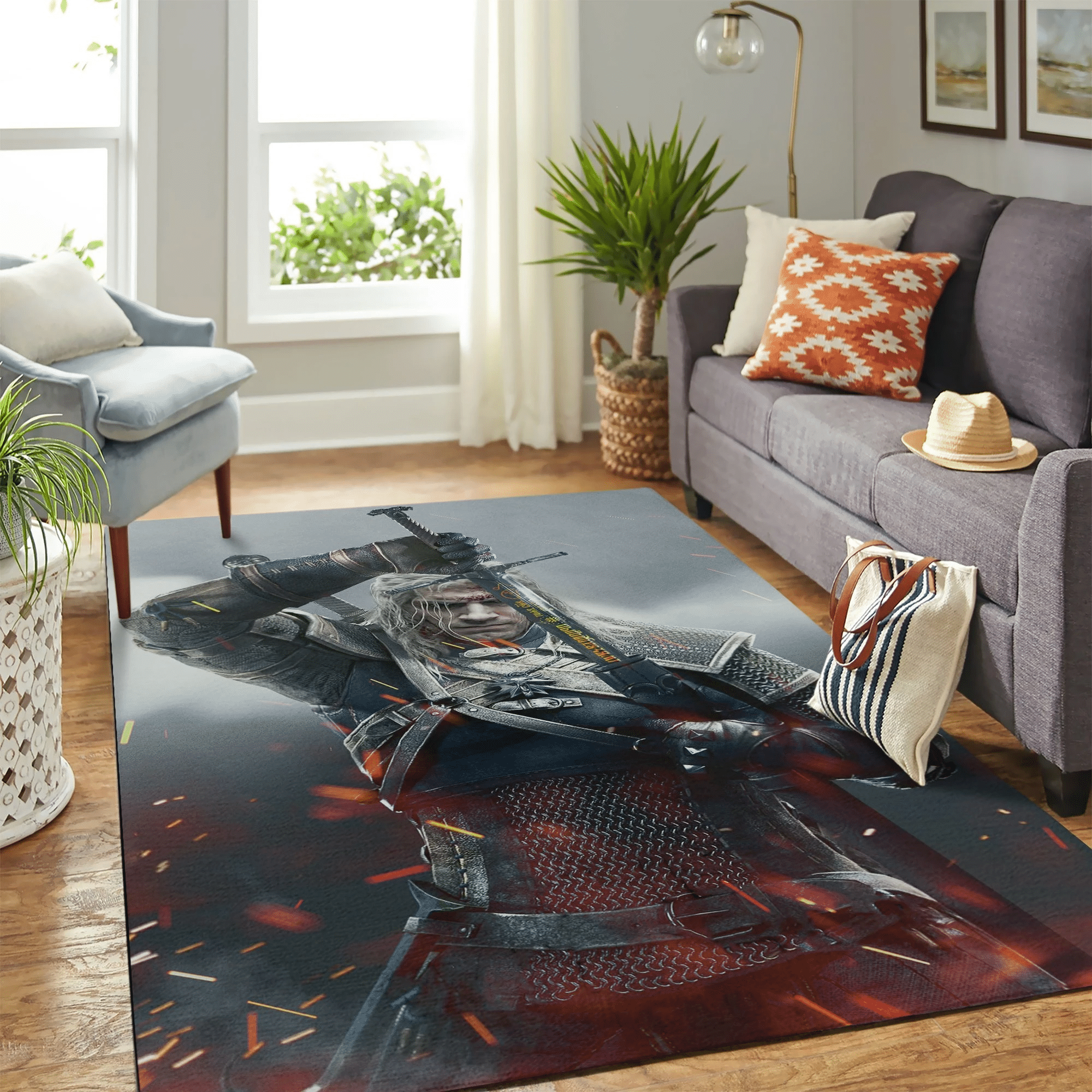 The Witcher Henry Carvill Carpet Floor Area Rug Chrismas Gift - Indoor Outdoor Rugs