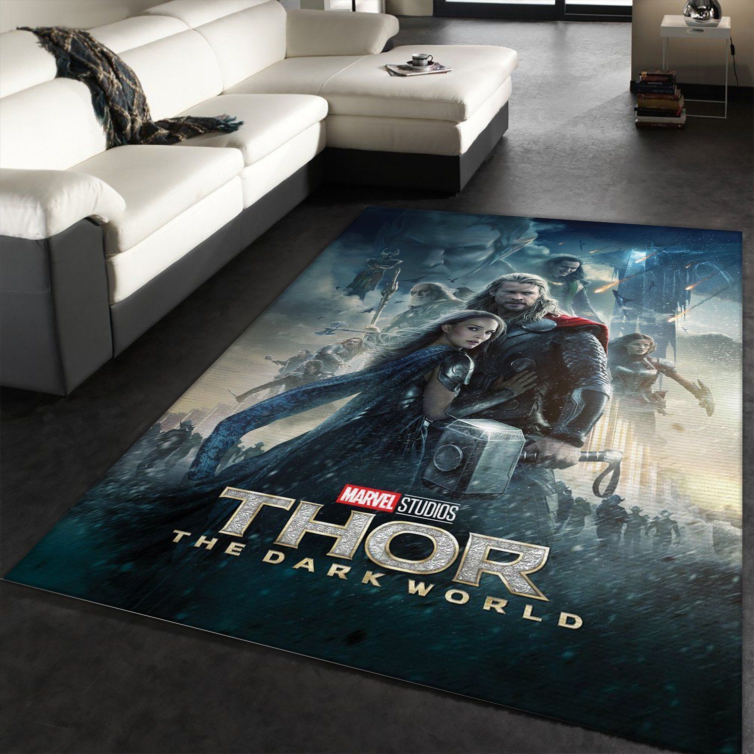 Thor The Dark World Movie Area Rug For Christmas, Kitchen Rug, Home Decor Floor Decor - Indoor Outdoor Rugs