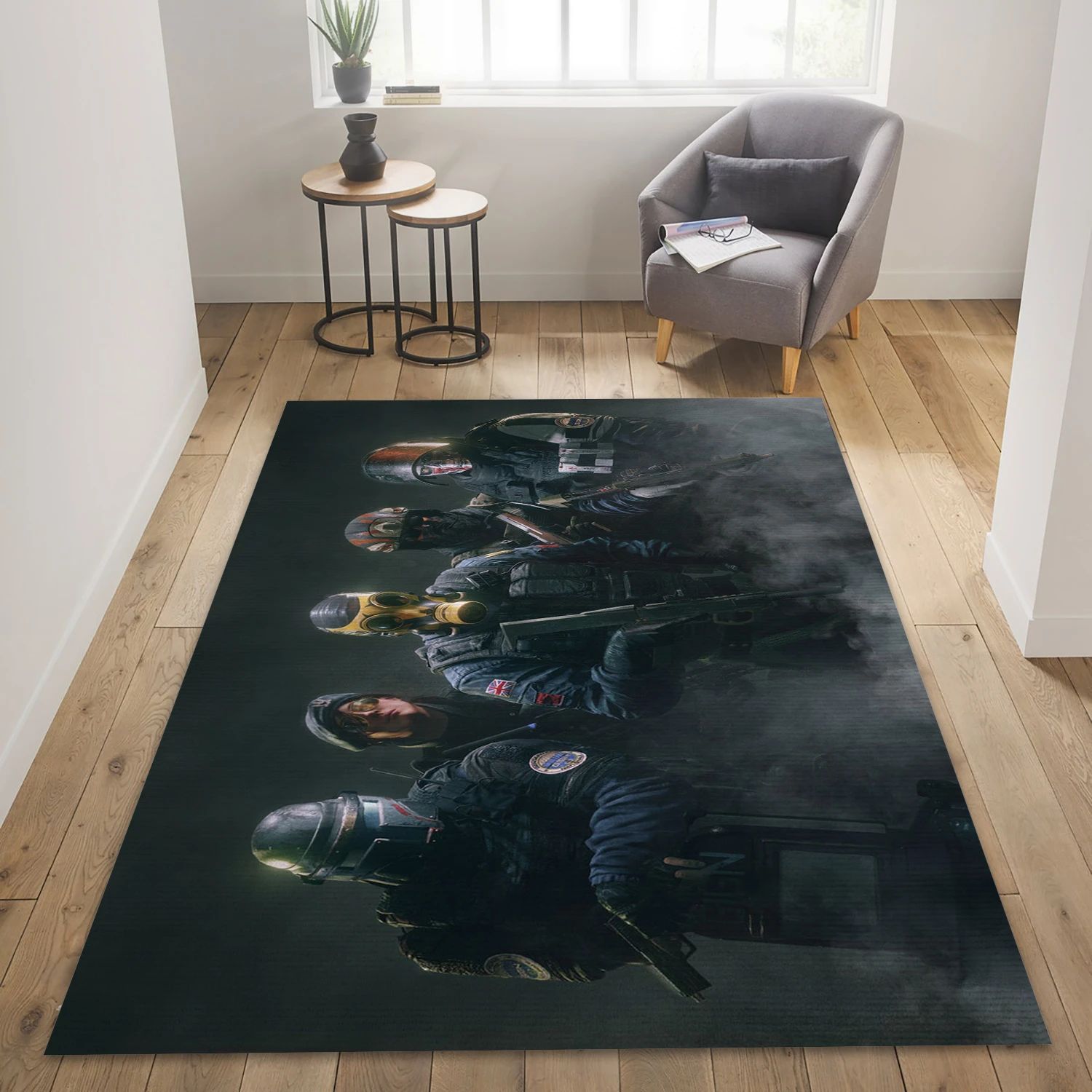 Tom Clancys Rainbow Six Siege Game Area Rug Carpet