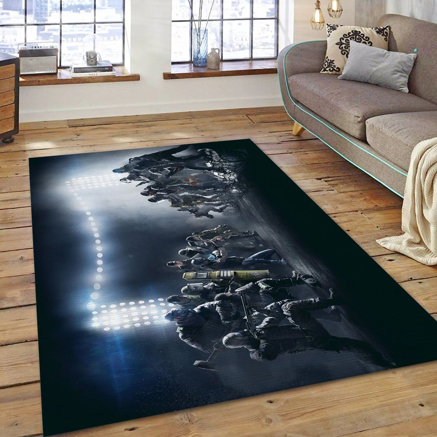 Tom Clancys Rainbow Six Siege Gaming Area Rug