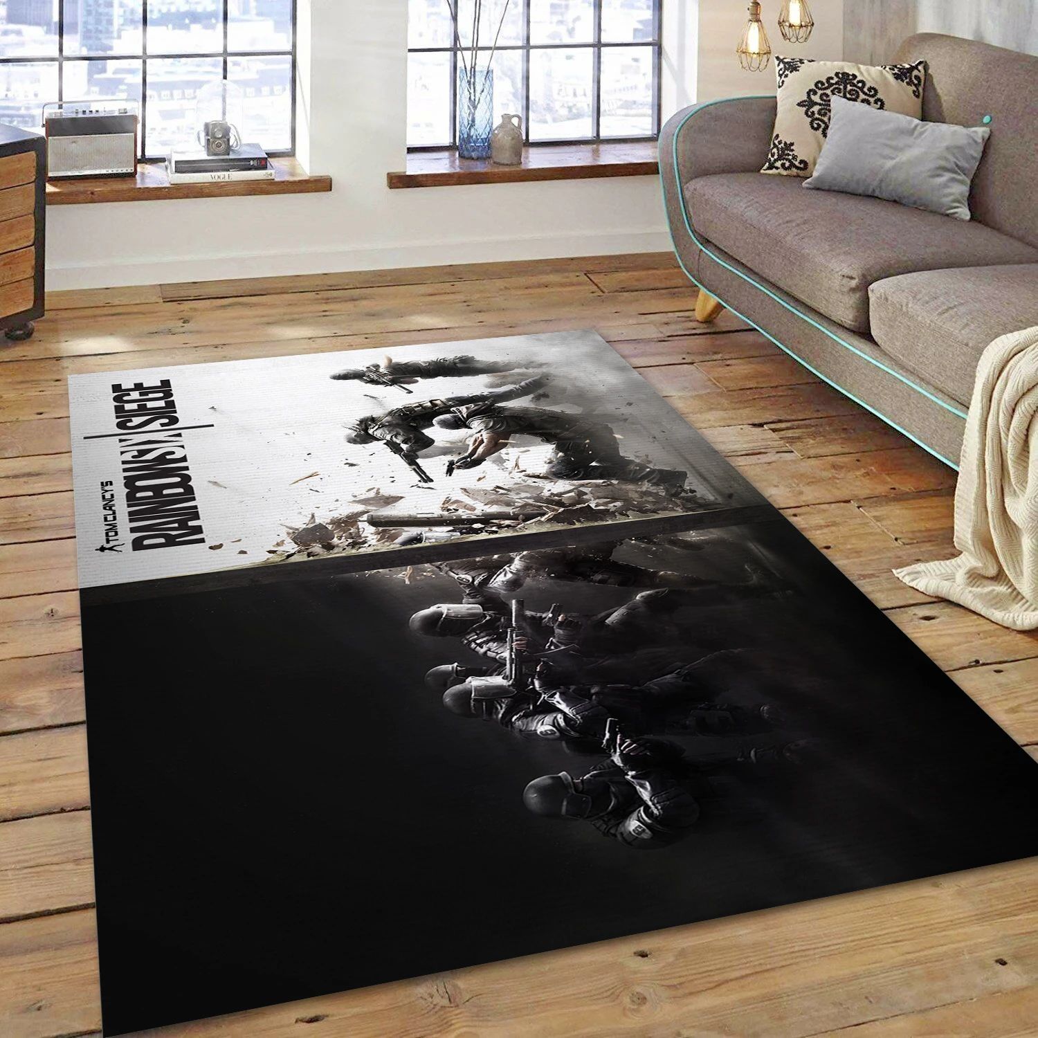 Tom Clancys Rainbow Six Siege Video Game Reangle Rug