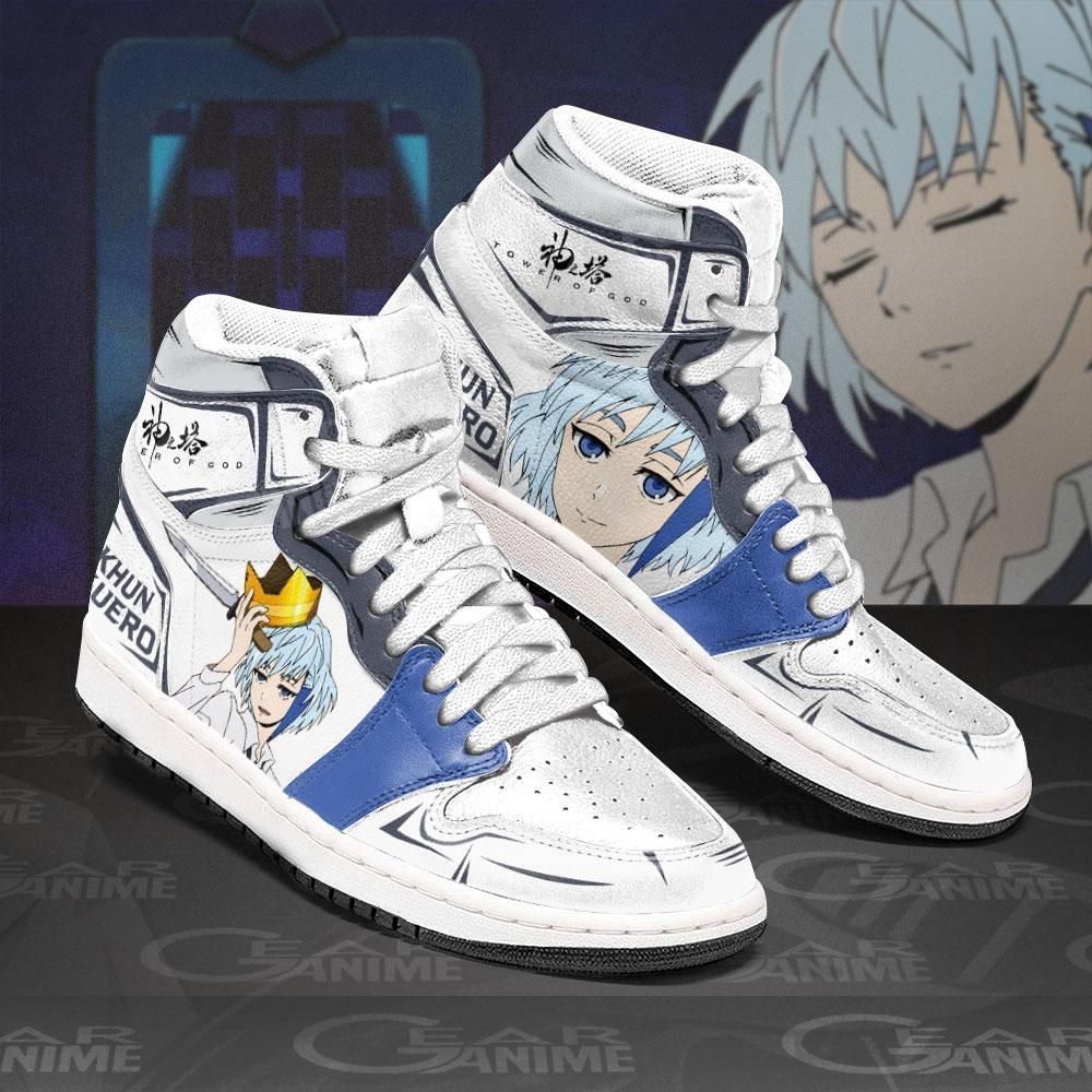 Tower Of God Khun Aguero Custom Anime Air Jordan Shoes Sport Sneakers