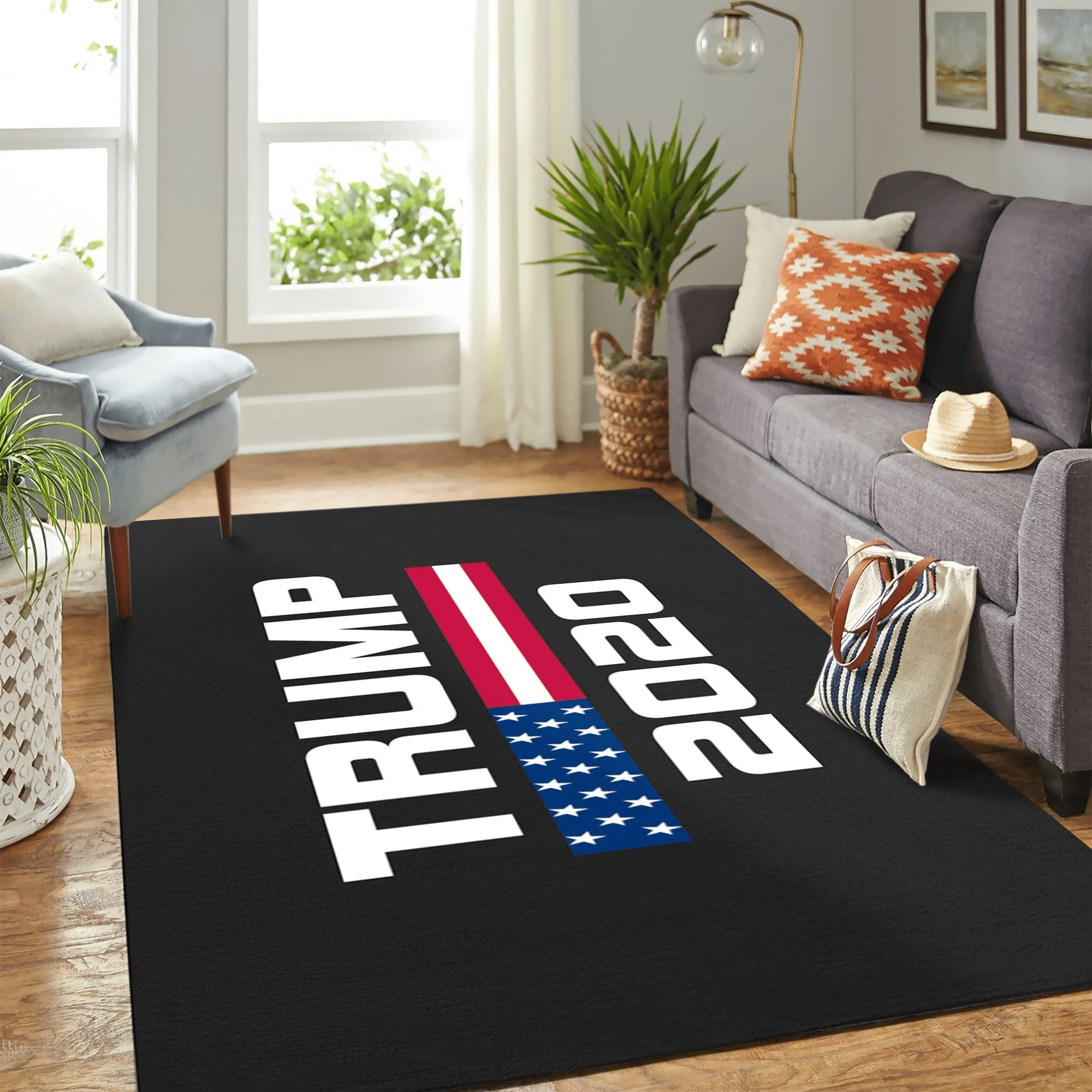 Trump Symbol Carpet Floor Area Rug Chrismas Gift - Indoor Outdoor Rugs