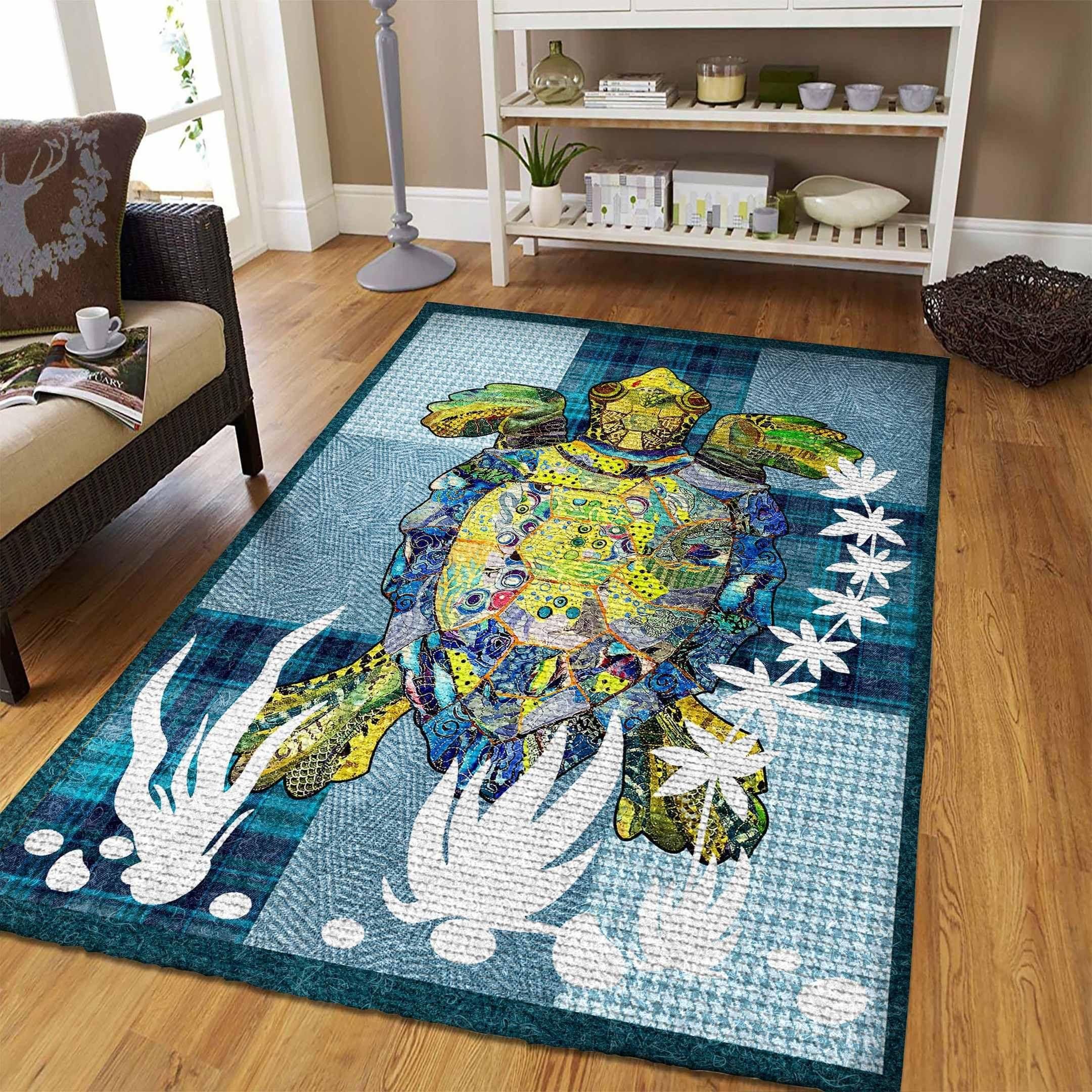 Turtle Rug - Indoor Outdoor Rugs