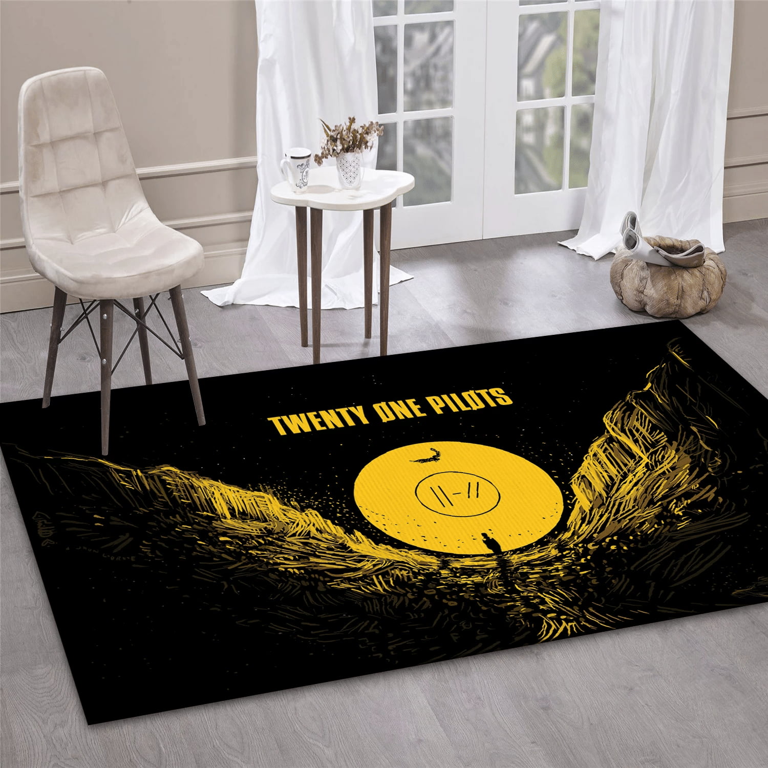 Twenty One Pilots Band 5 Area Rug