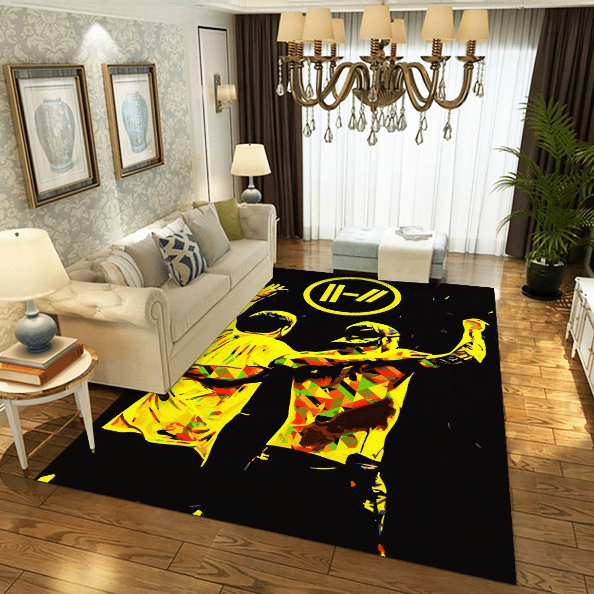 Twenty One Pilots Band Music Area Rug Carpet