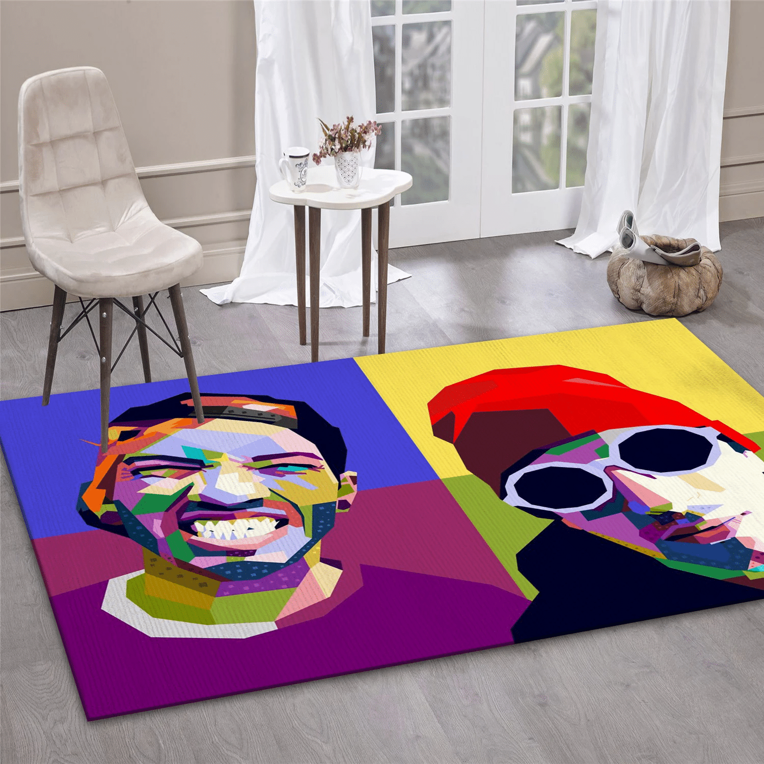 Twenty One Pilots Pop Art Area Rug