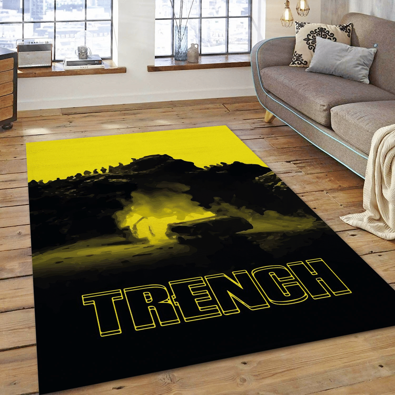 Twenty One Pilots Trench Area Rug