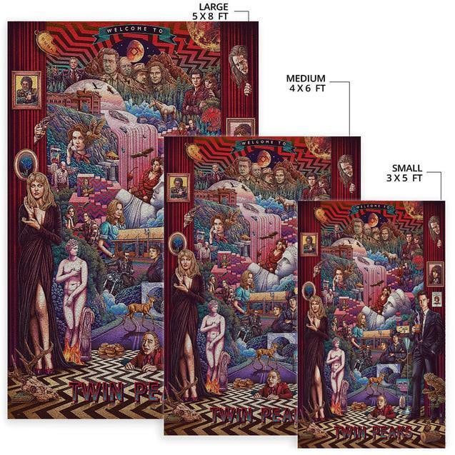 Twin Peaks Rug Chrismas Gift - Indoor Outdoor Rugs