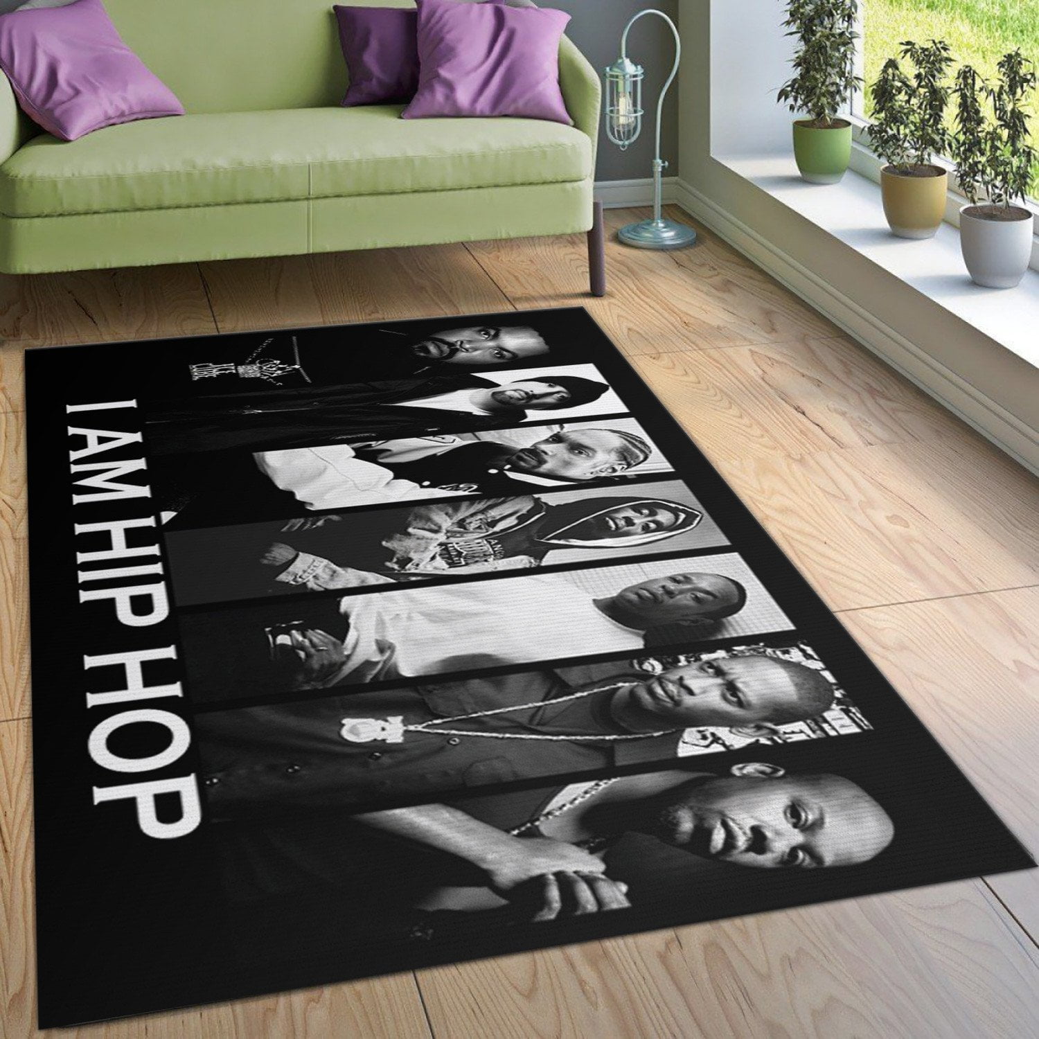 US HipHop Stars Area Rugs Living Room Rug Home Decor