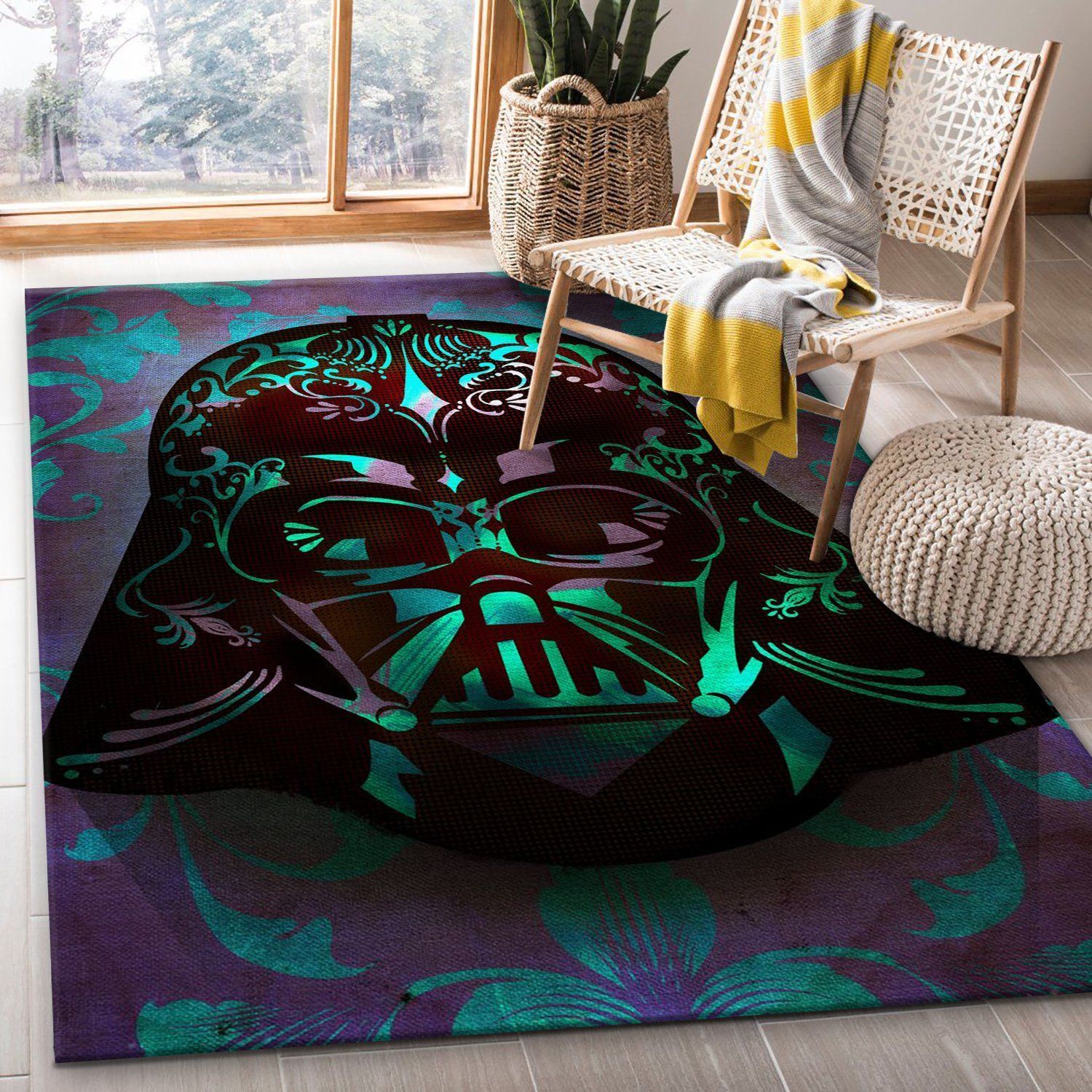 Vader Fluid Rug Star Wars Visions Of Darth Vader Rug Home Decor Floor Decor - Indoor Outdoor Rugs